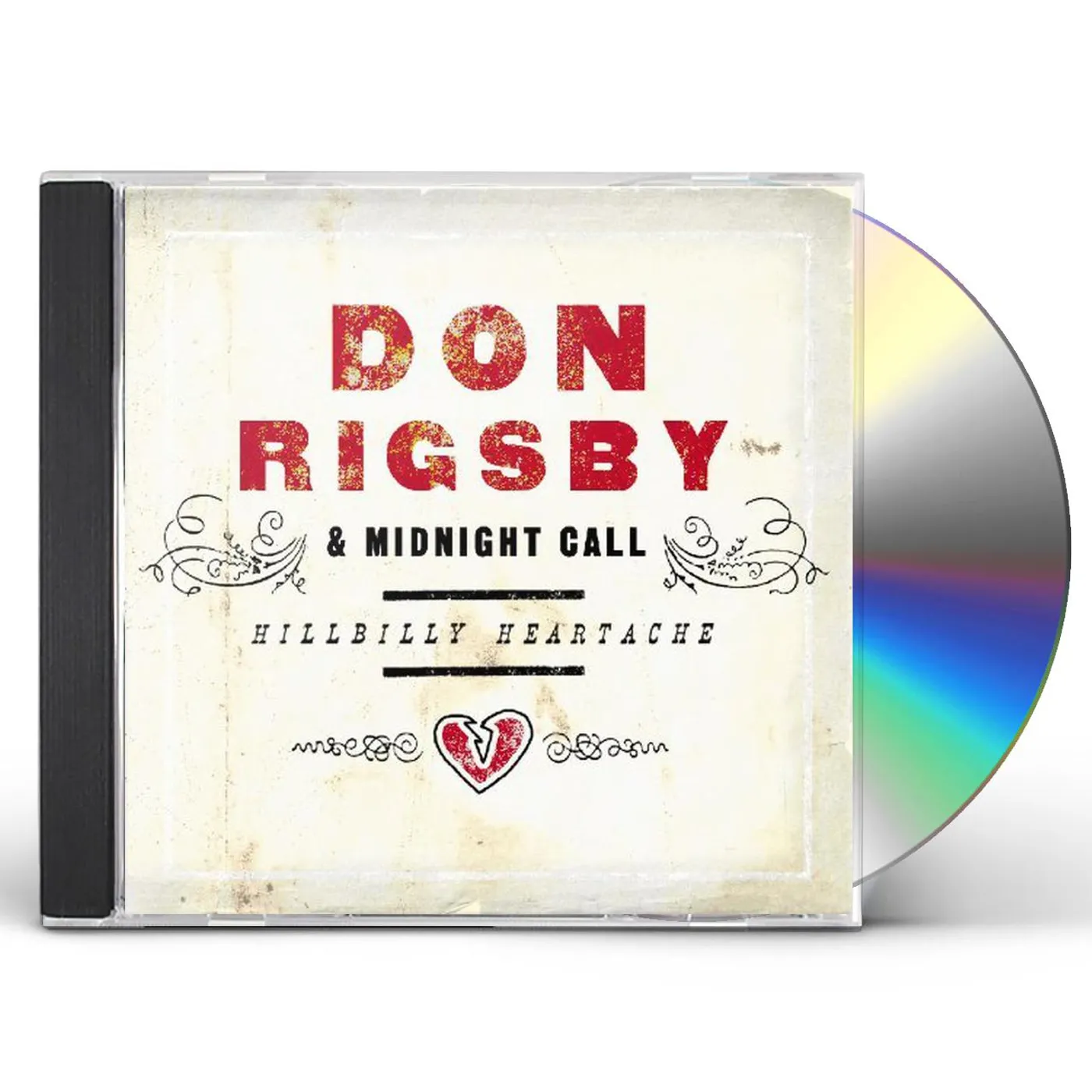 Don Rigsby & Midnight Call HILLBILLY HEARTACHE CD