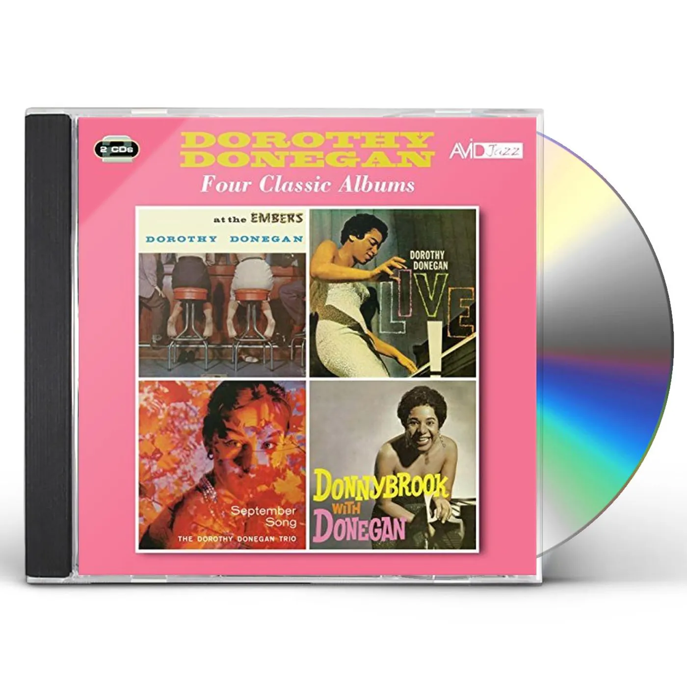 Dorothy Donegan 4 LPS - AT THE EMBERS / LIVE / SEPTEMBER SONG CD