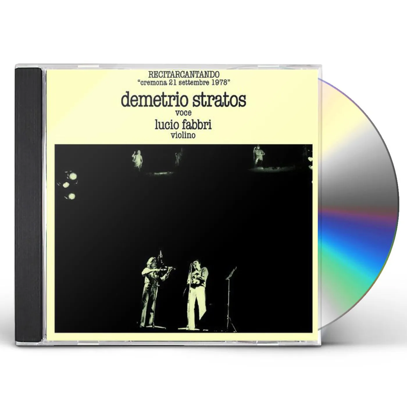 Demetrio Stratos RECITARCANTANDO (LIVE) CD