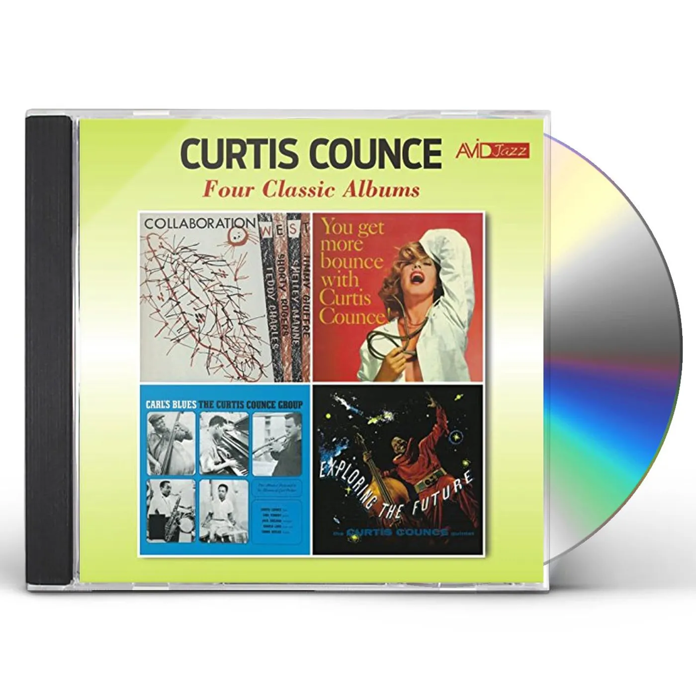 Curtis Counce COLLABORATION WEST / YOU GET MORE BOUNCE CD
