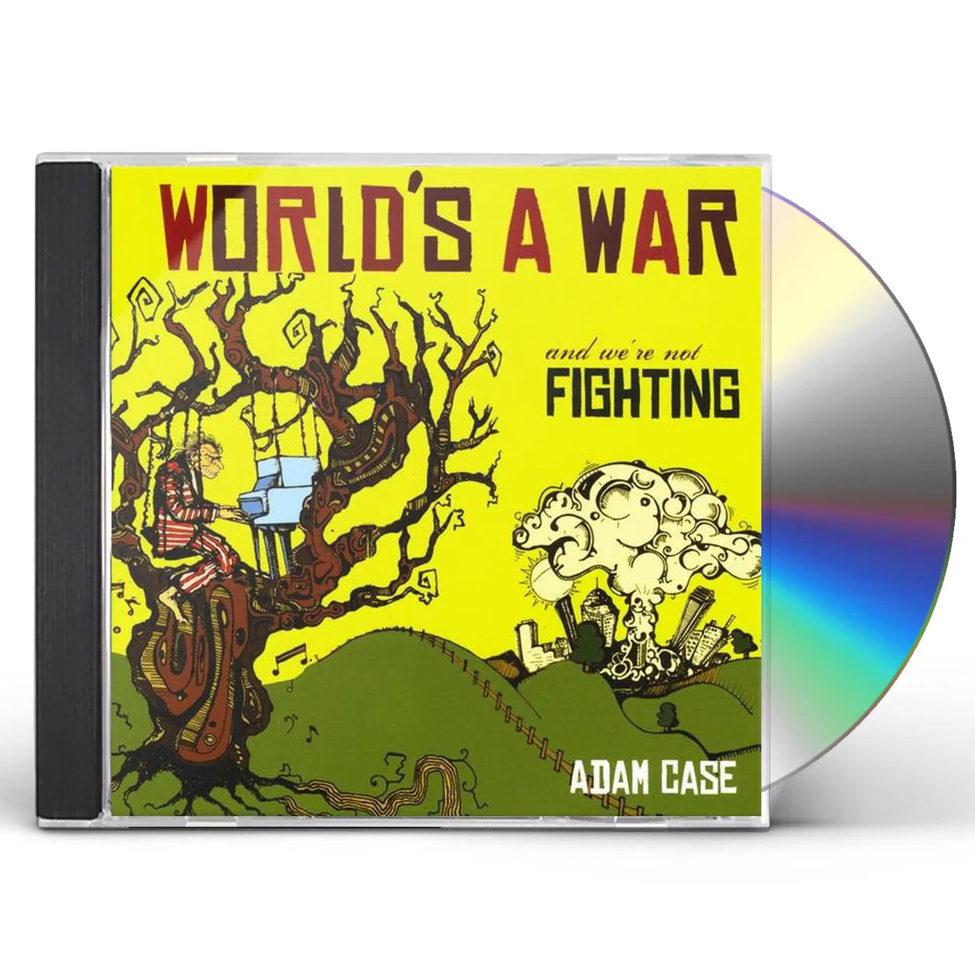 Adam Case WORLD'S A WAR & WE'RE NOT FIGHTING CD