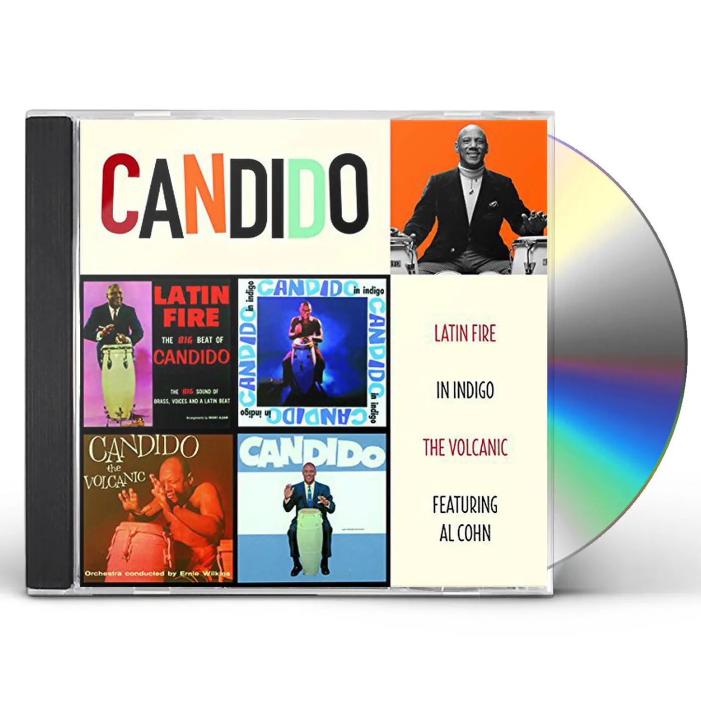 Candido LATIN FIRE + IN INDIGO + THE VOLCANIC CD