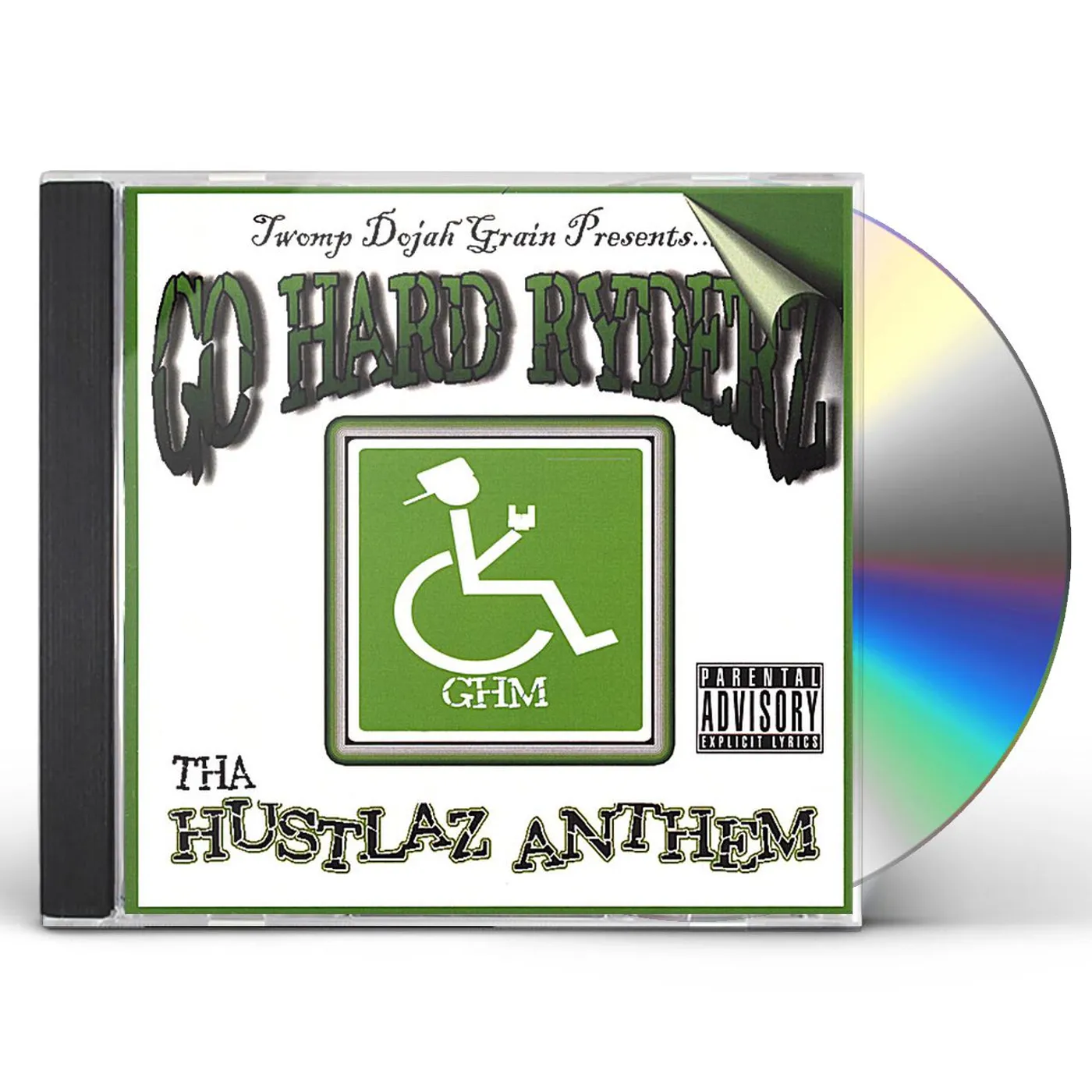 Twomp Dojah Grain GO HARD RYDERZ THA HUSTLAZ ANTHEM CD