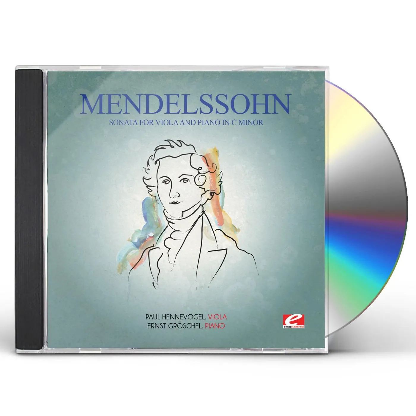 Felix Mendelssohn MENDELSSOHN: SONATA FOR VIOLA & PIANO IN C MINOR CD