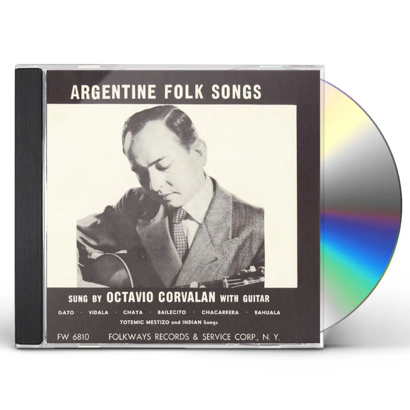 Octavio Corvalan ARGENTINE FOLK SONGS CD