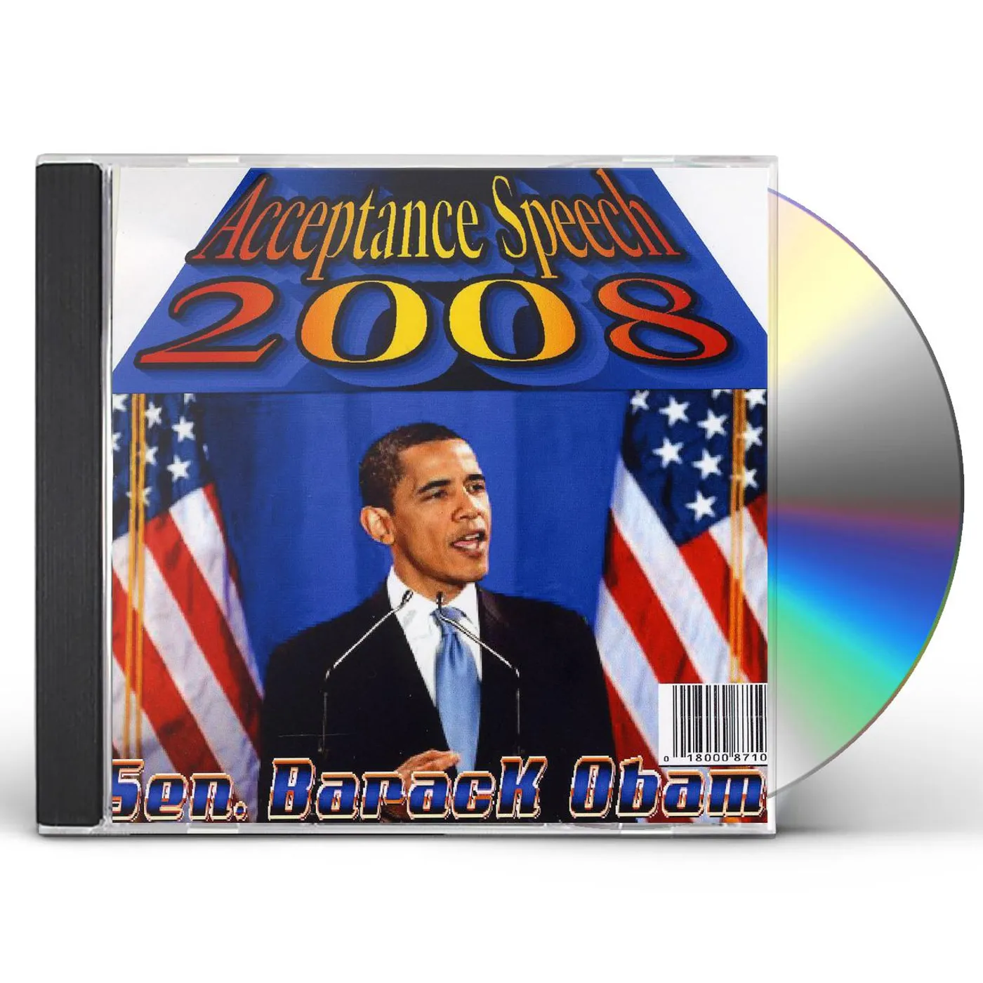 Straightlace ACCEPTANCE SPEECH 2008 BARACK OBAMA CD