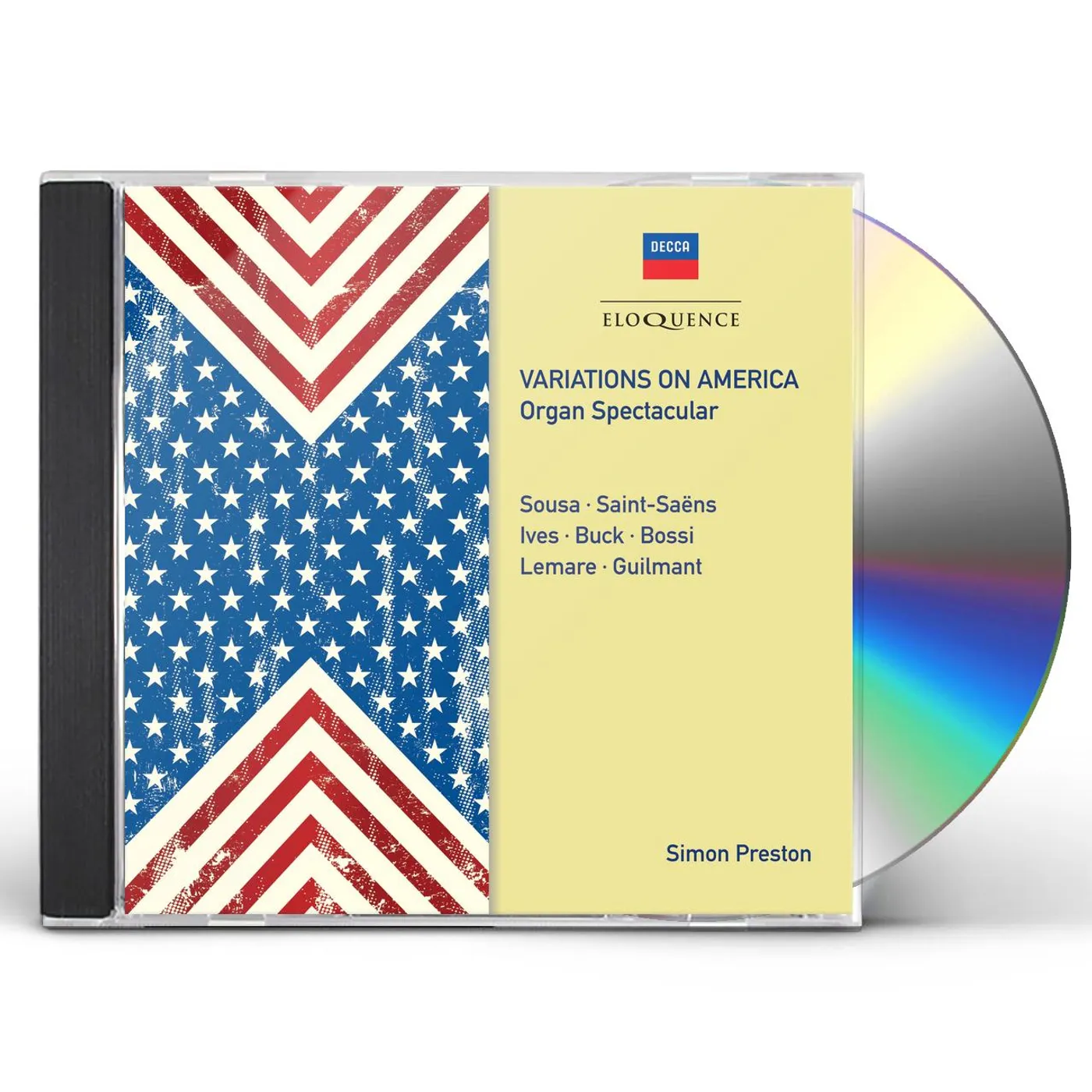 Simon Preston VARIATIONS ON AMERICA: ORGAN SPECTACULAR CD
