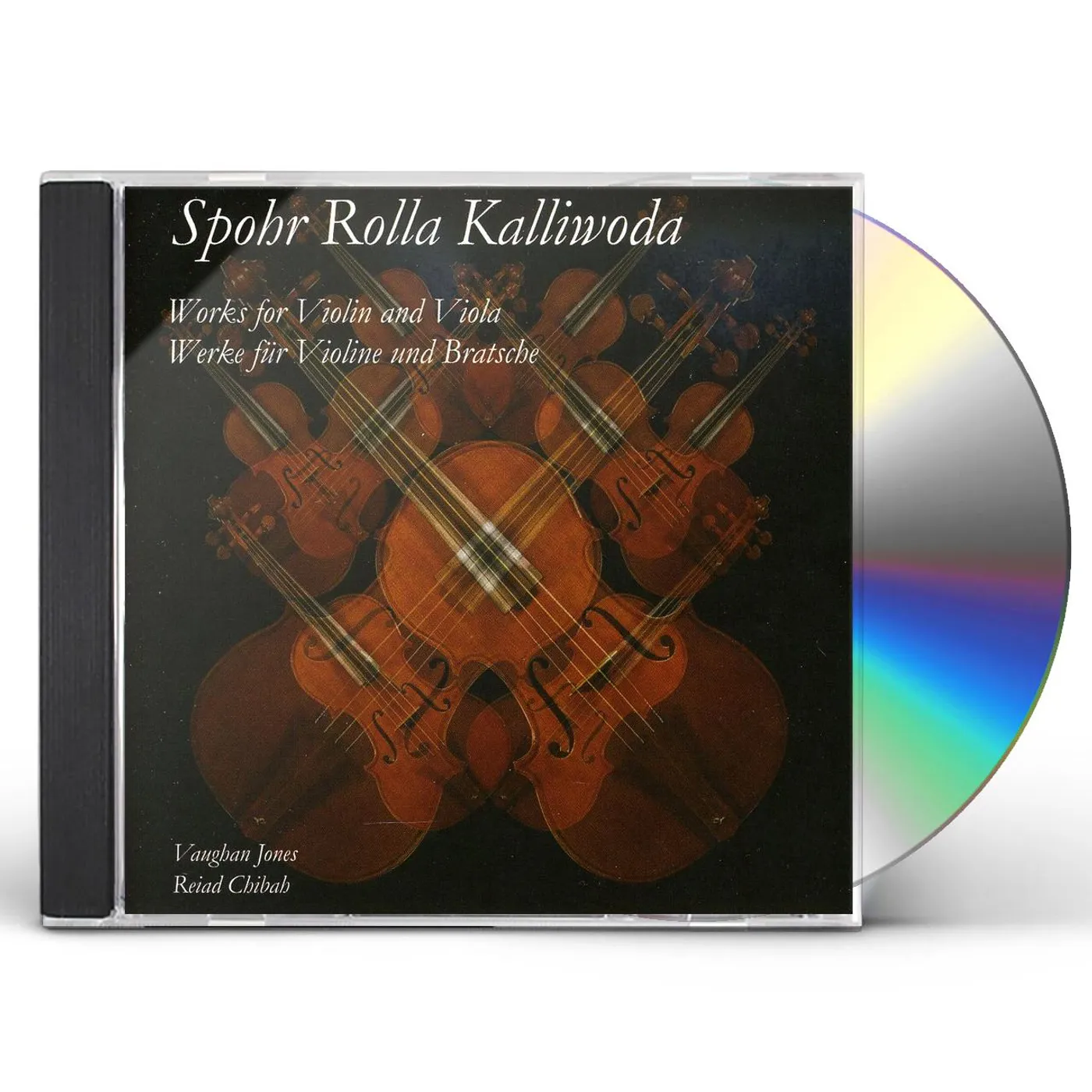 Vaughan Jones SPOHR ROLLA KALLIWODA: WORKS FOR VIOLIN & VIOLA CD