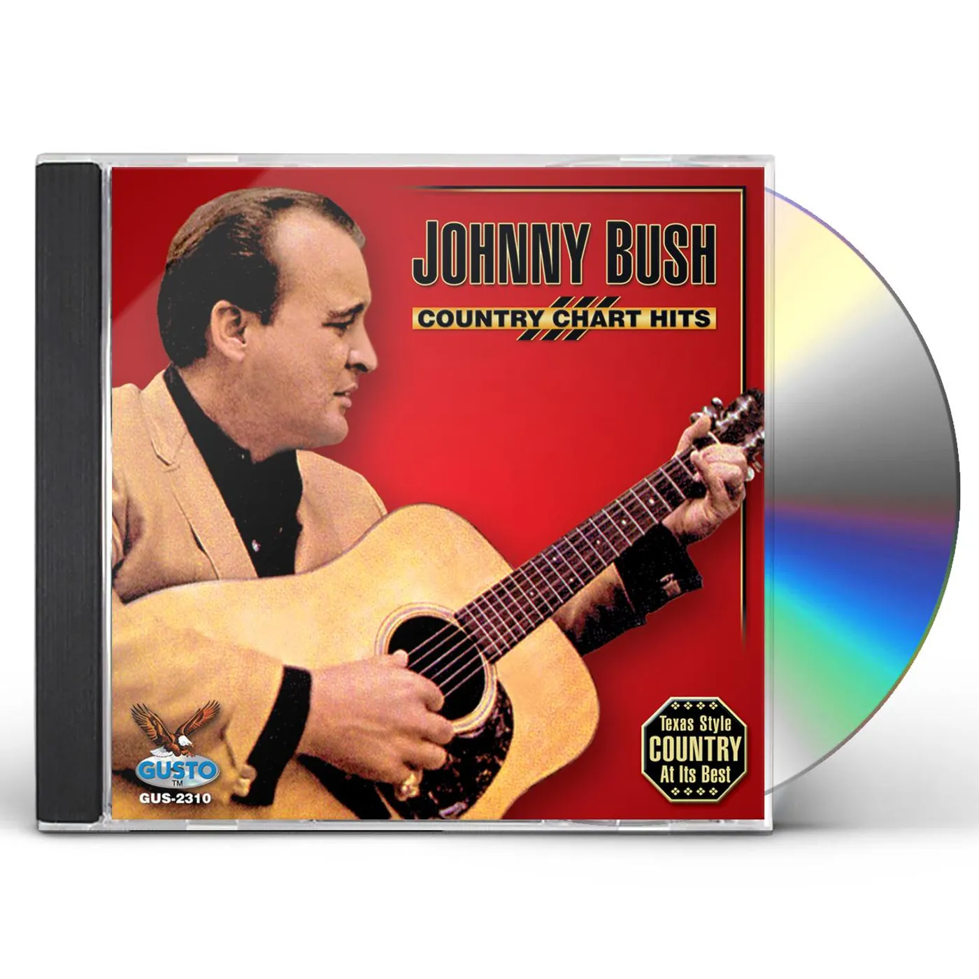 Johnny Bush COUNTRY CHART HITS CD