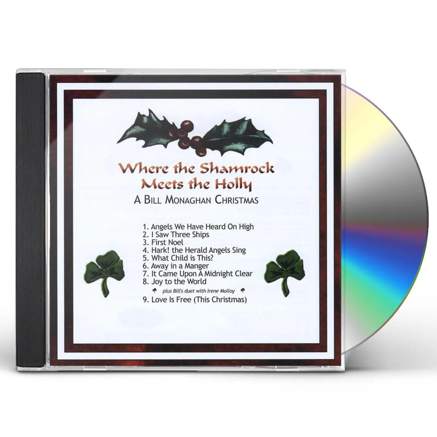 Bill Monaghan WHERE THE SHAMROCK MEETS THE HOLLY CD
