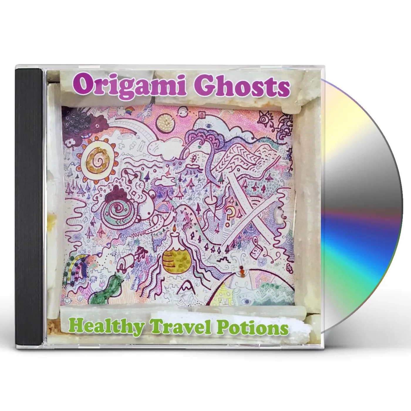 Origami Ghosts HEALTHY TRAVEL POTIONS CD