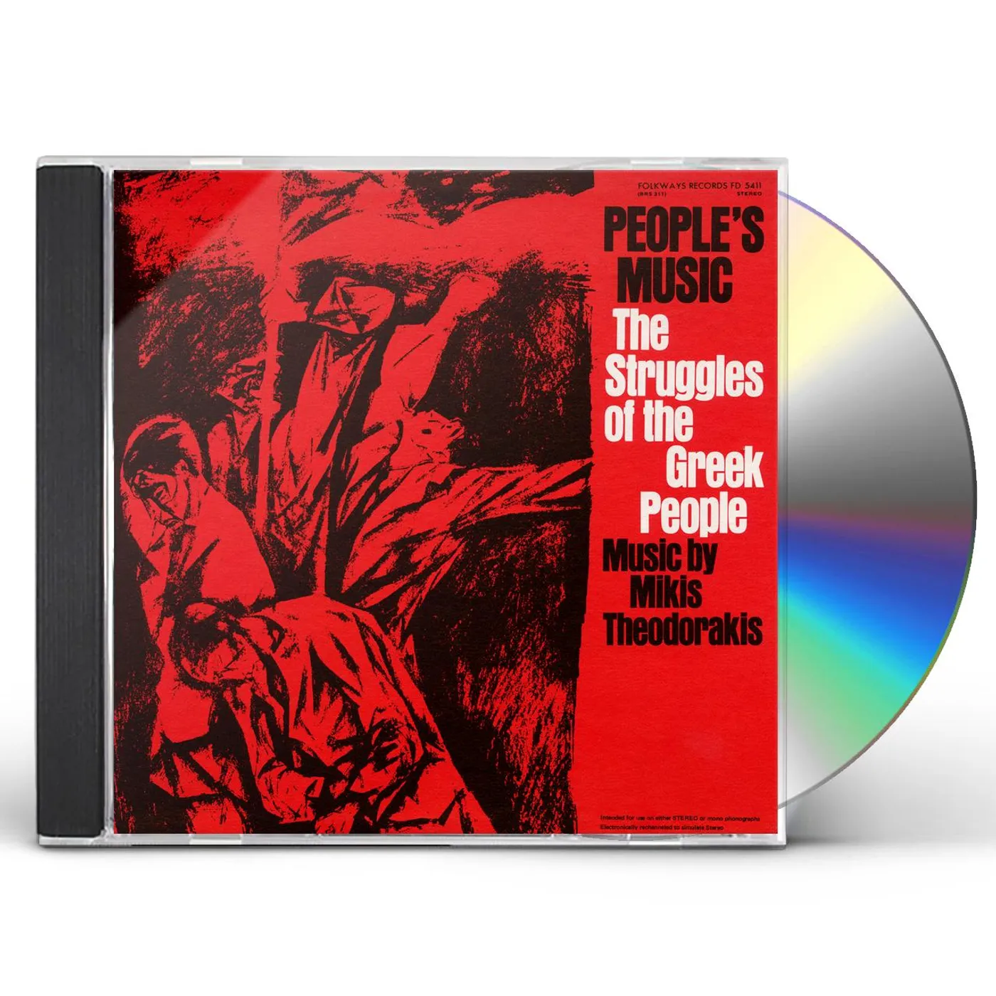 Mikis Theodorakis PEOPLES' MUSIC: THE STRUGGLES OF THE GREEK PEOPLE CD