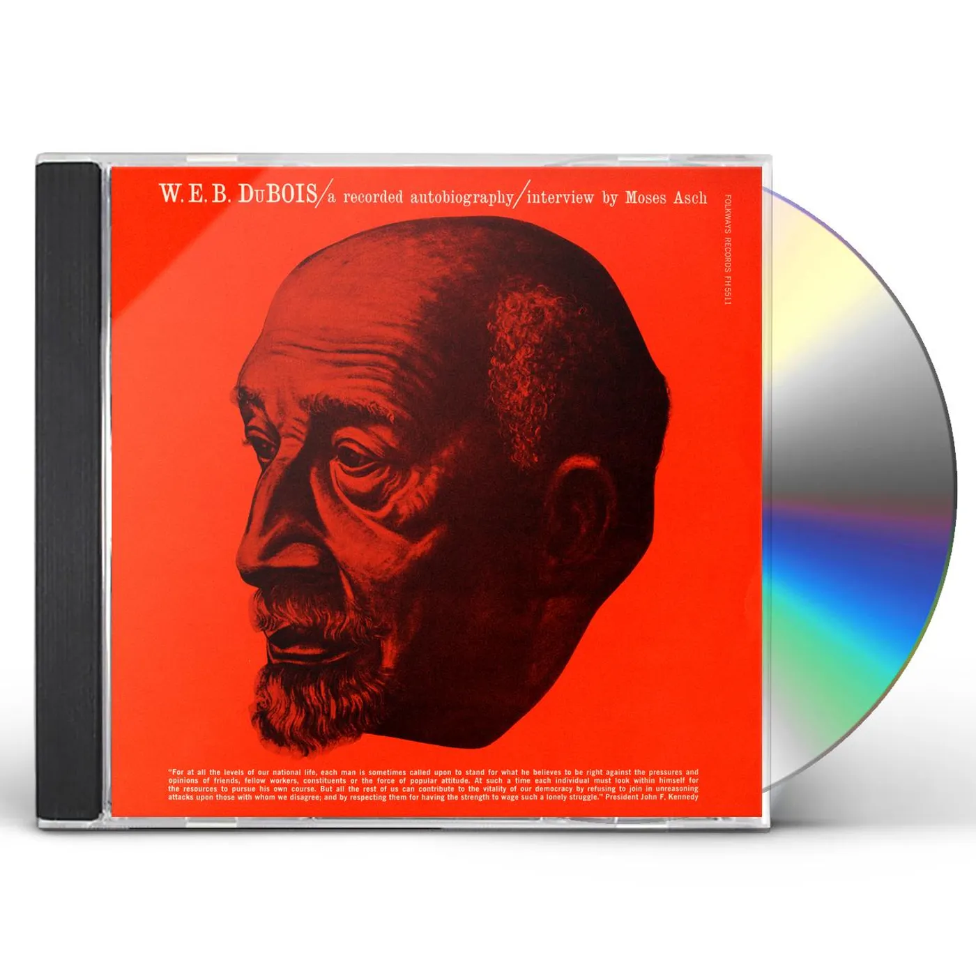 W.E.B. DuBois RECORDED AUTOBIOGRAPHY INTERVIEW WITH MOSES ASCH CD
