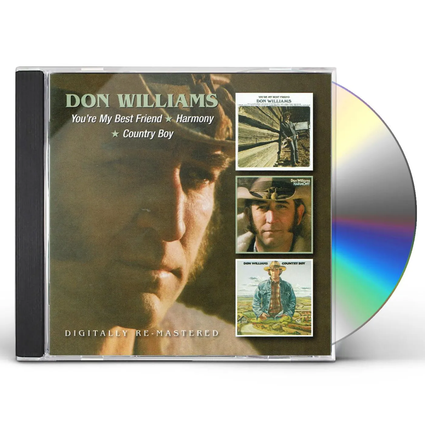 Don Williams YOU'RE MY BEST FRIEND / HARMONY / COUNTRY BOY (REMASTERED) CD