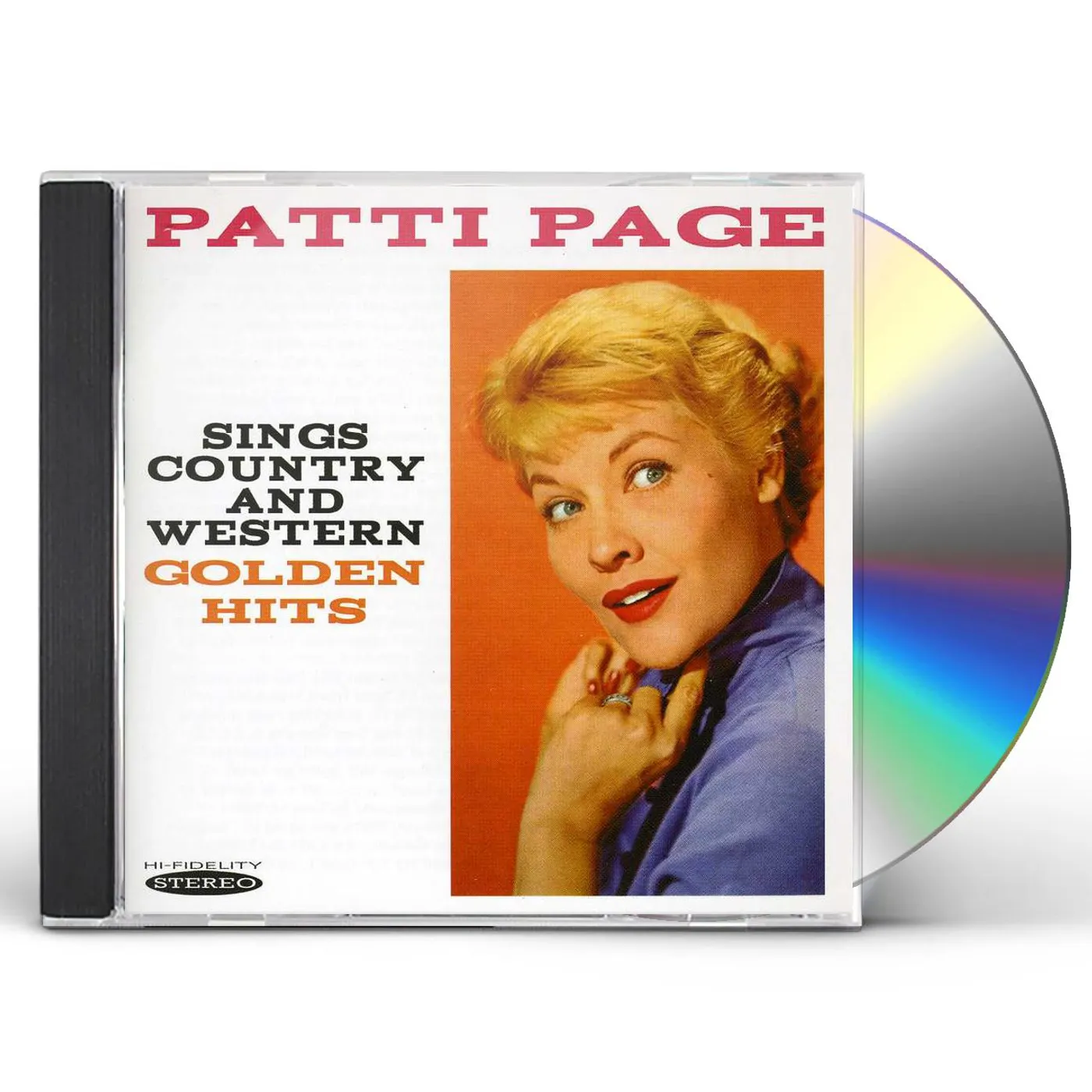 Patti Page SINGS COUNTRY & WESTERN GOLDEN HITS CD