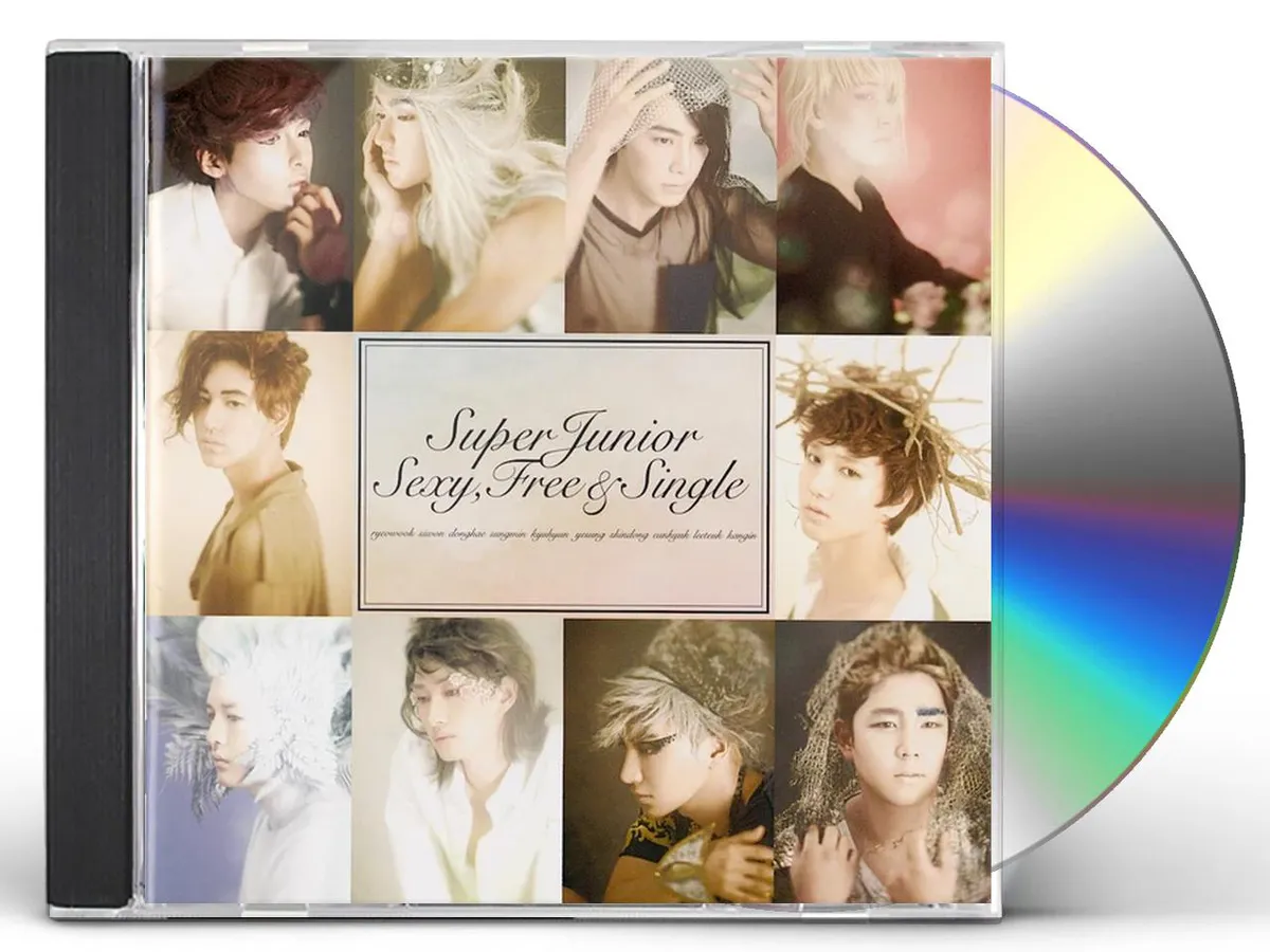 K-POP・アジア Super Junior Sexy, Free & Single CD SUPER JUNIOR 6th Sexy Free & Single CD+PHOTCARD+PHOTOBOOK