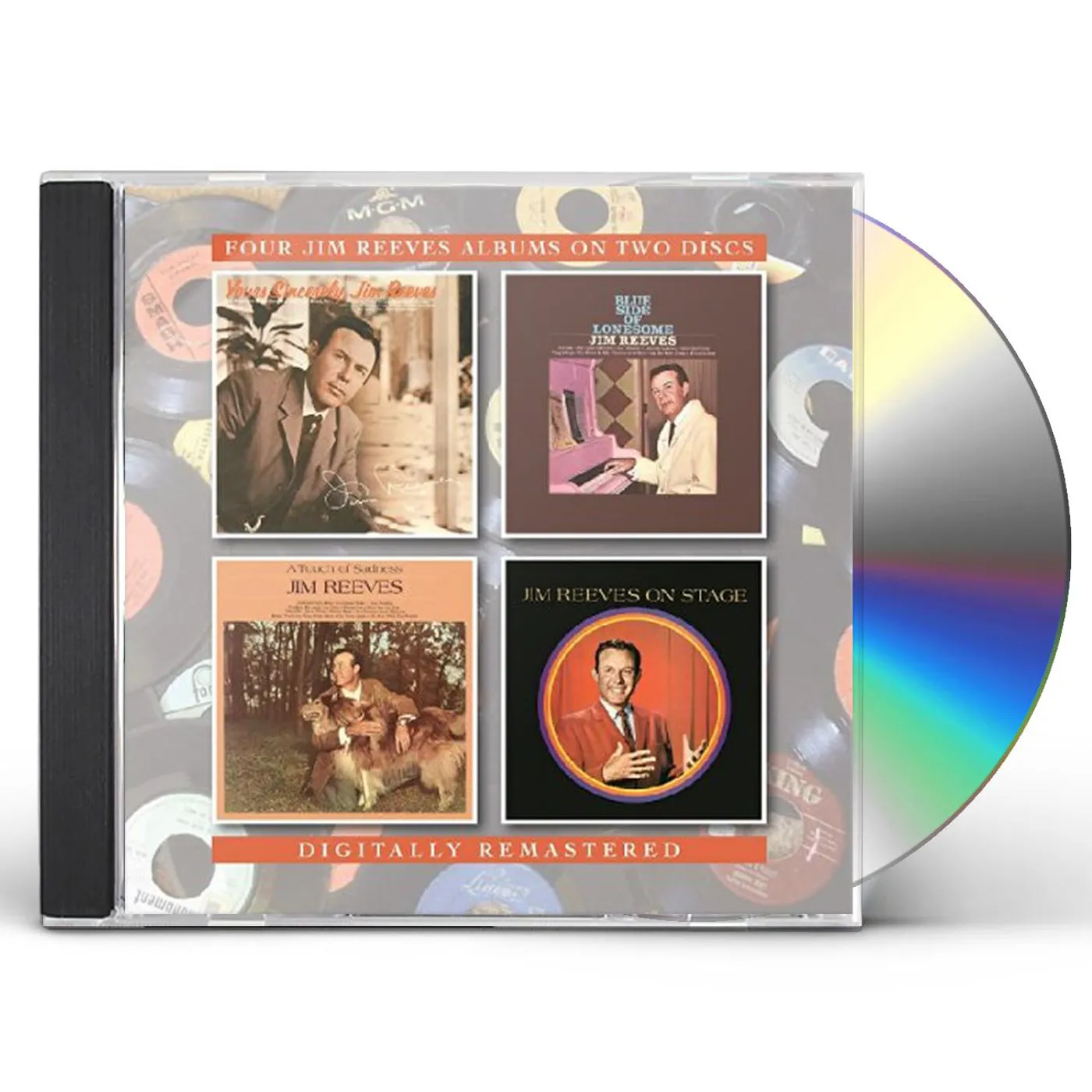YOURS SINCERELY JIM REEVES / BLUE SIDE OF LONESOME CD
