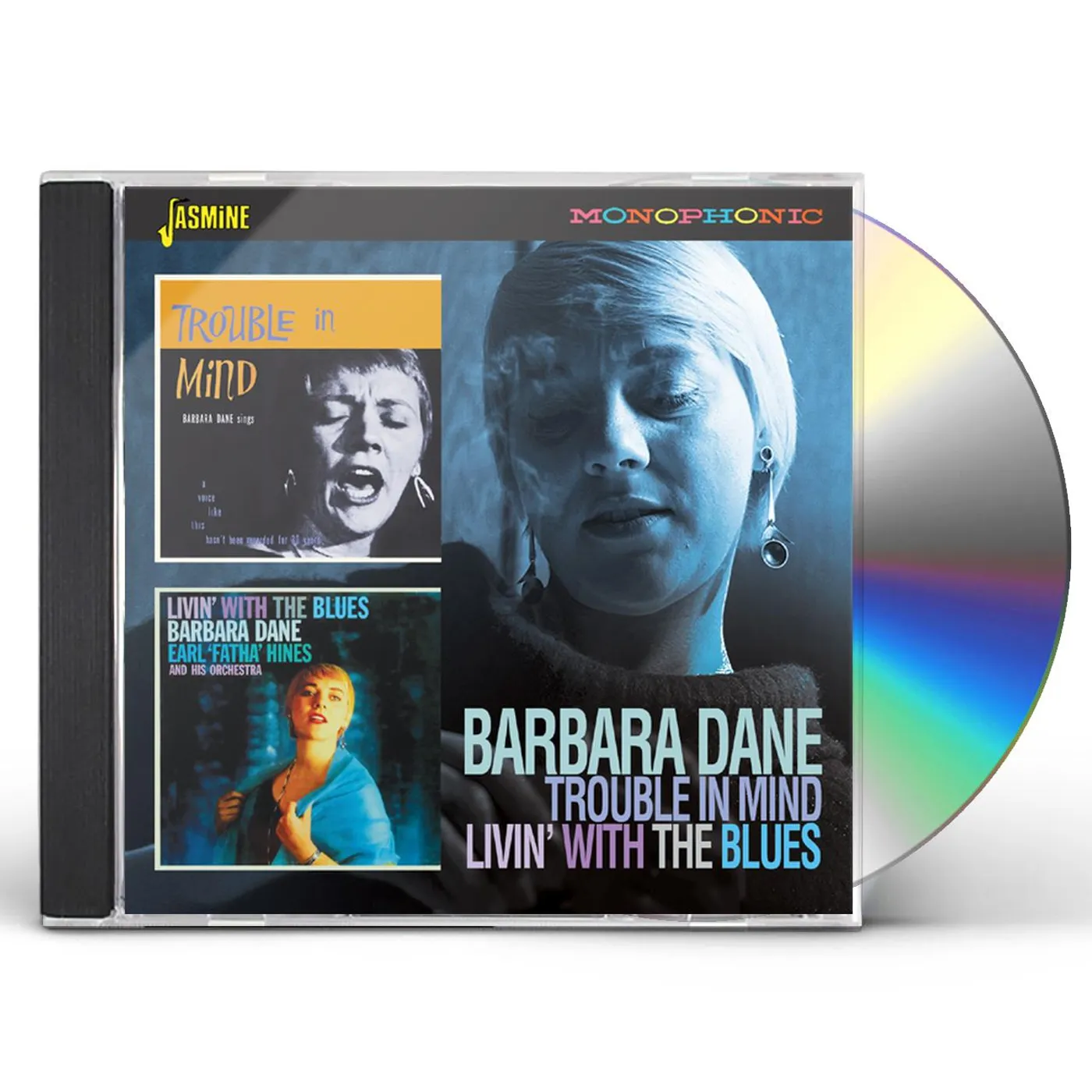 Barbara Dane TROUBLE IN MIND / LIVIN WITH THE BLUES CD