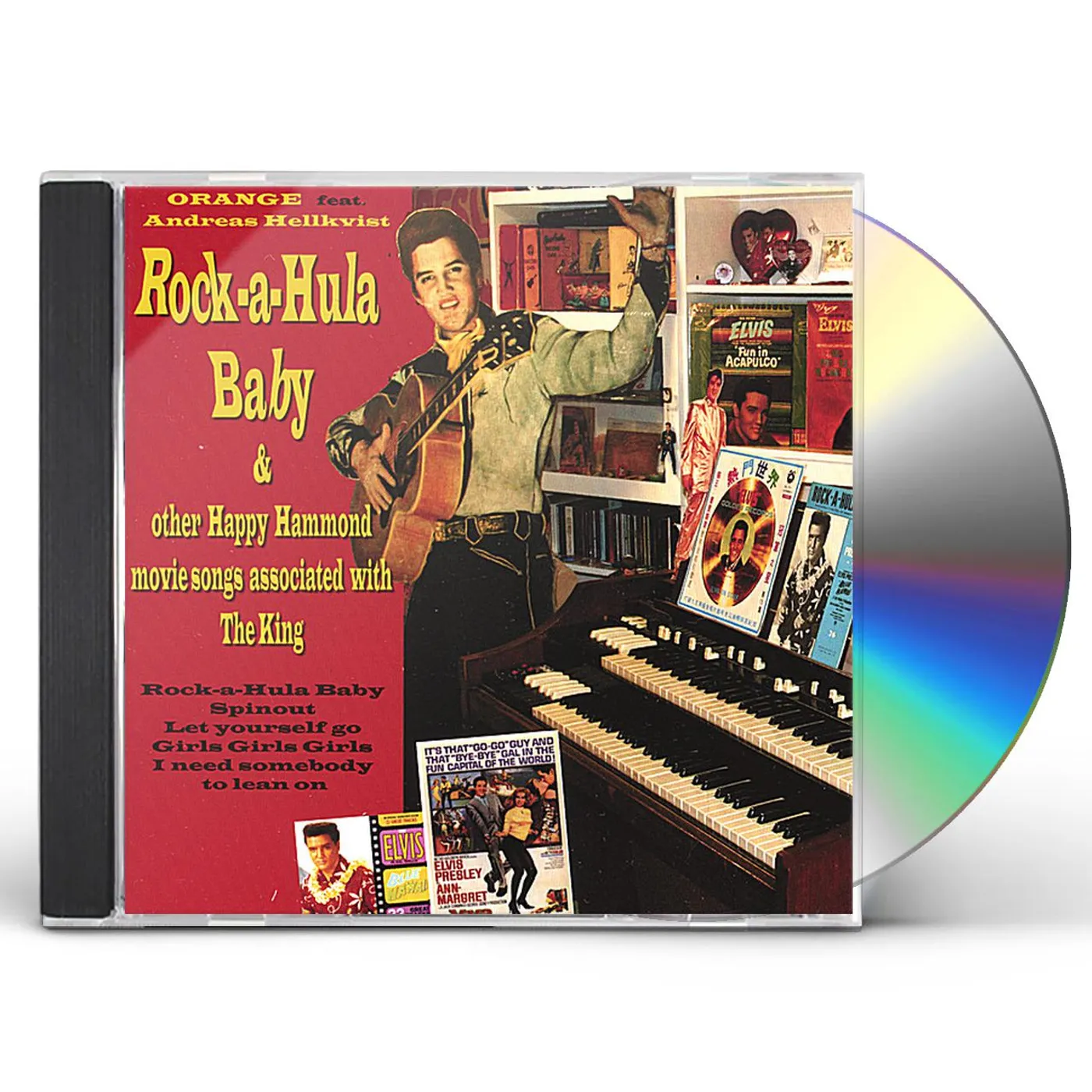 Orange ROCK-A-HULA BABY & OTHER HAPPY HAMMOND MOVIE SONGS CD