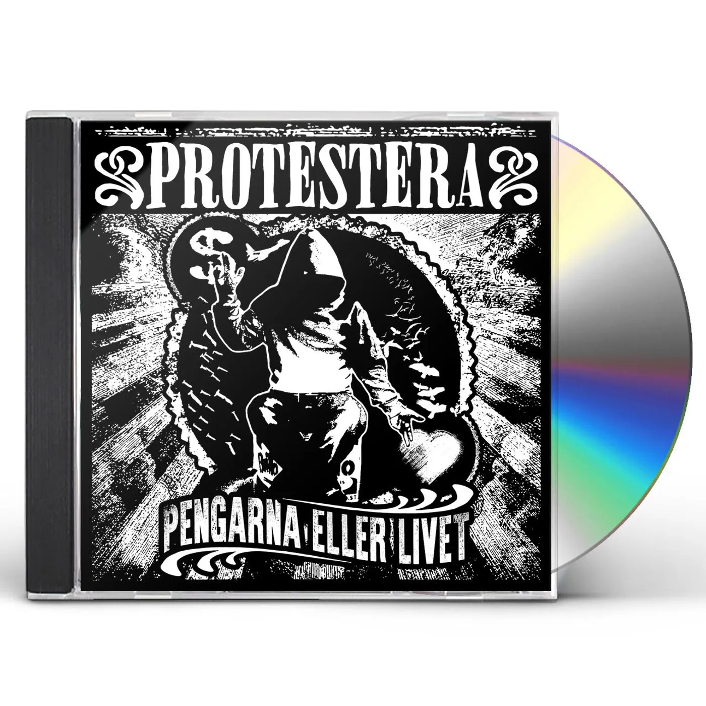 Protestera PENGARNA ELLER LIVET CD