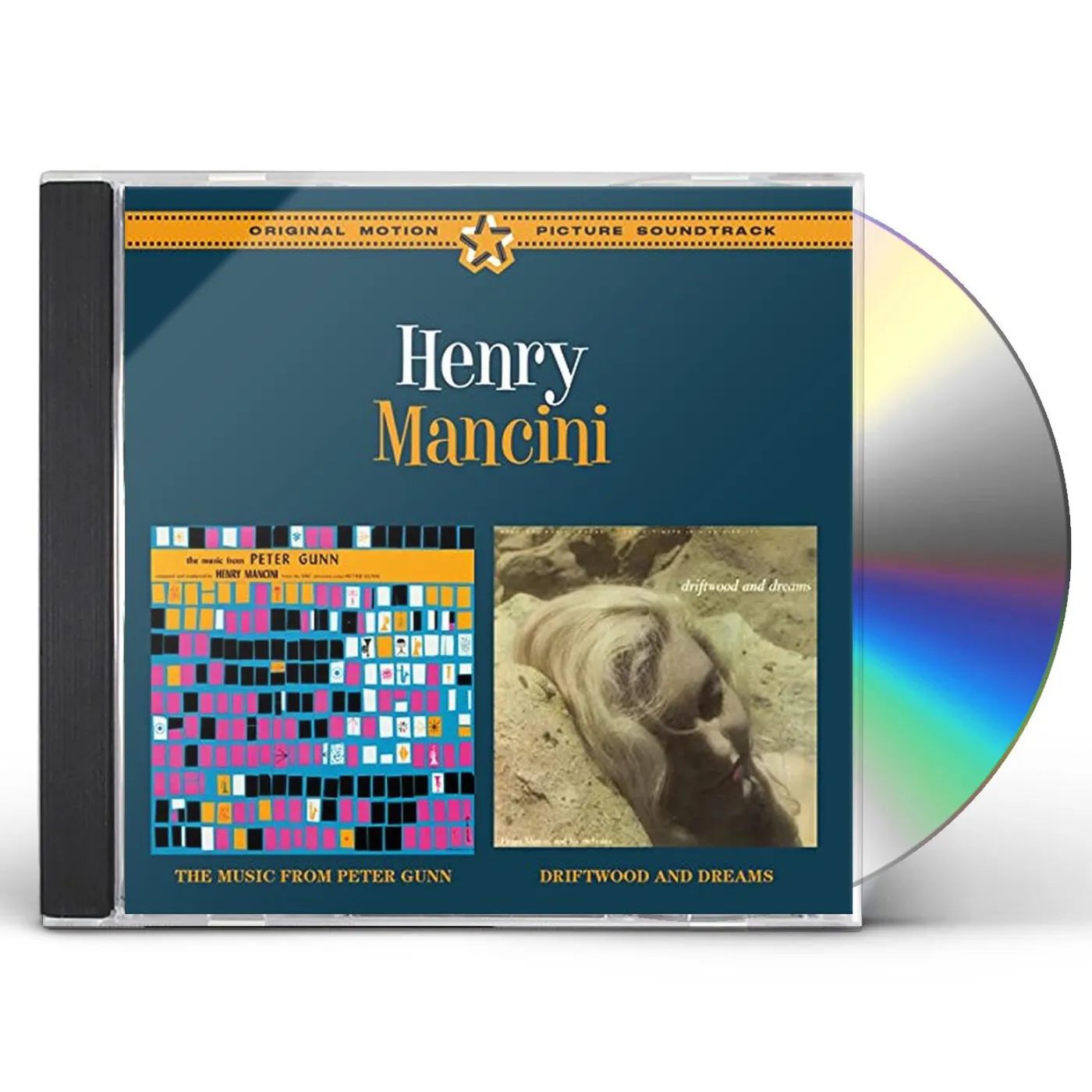 Henry Mancini MUSIC FROM PETER GUNN + DRIFTWOOD & DREAMS CD