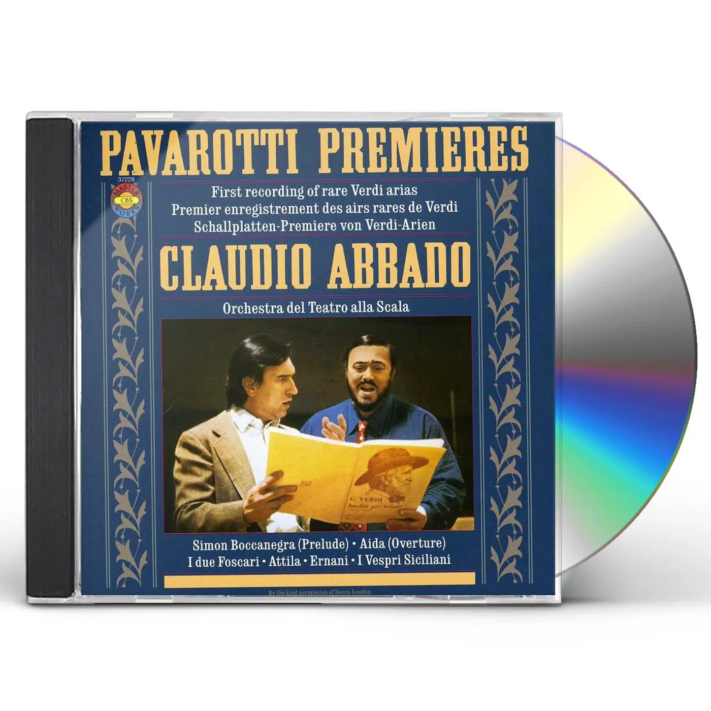 Luciano Pavarotti SINGS RARE VERDI ARIAS CD