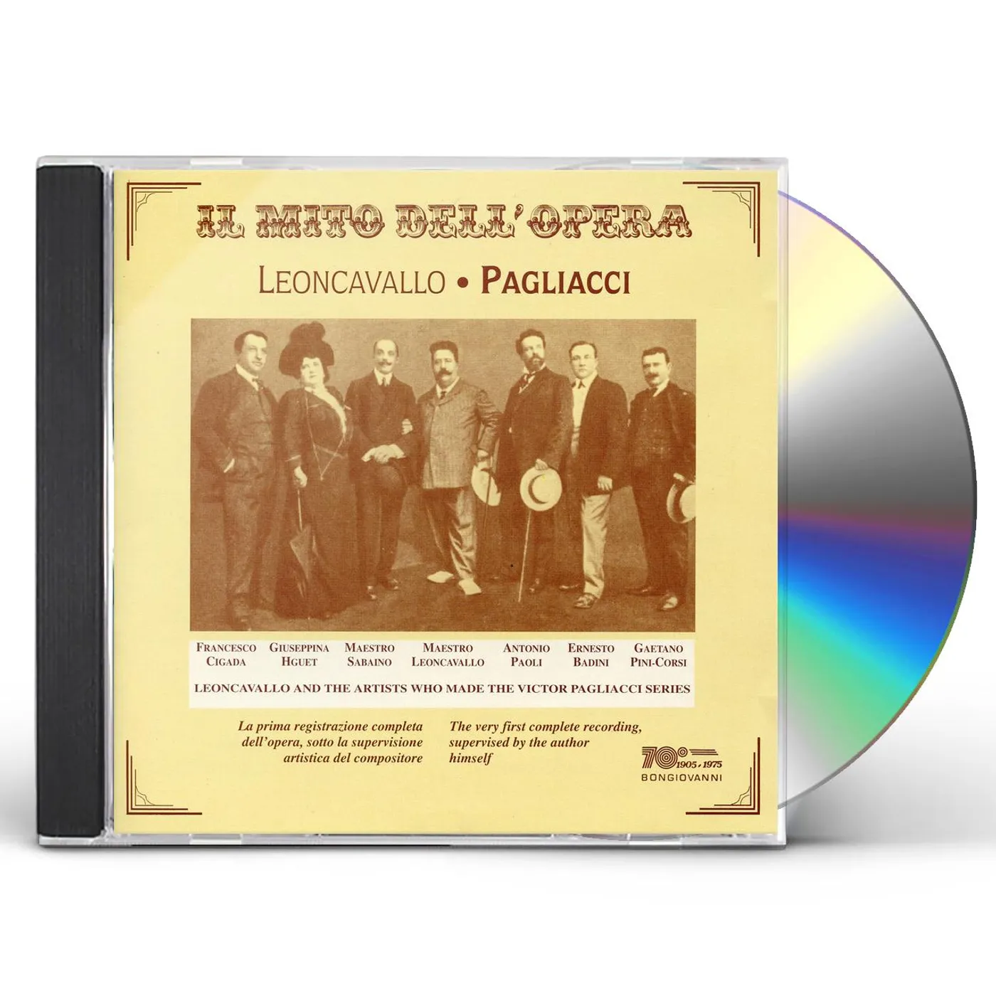 Leoncavallo I PAGLIACCI CD