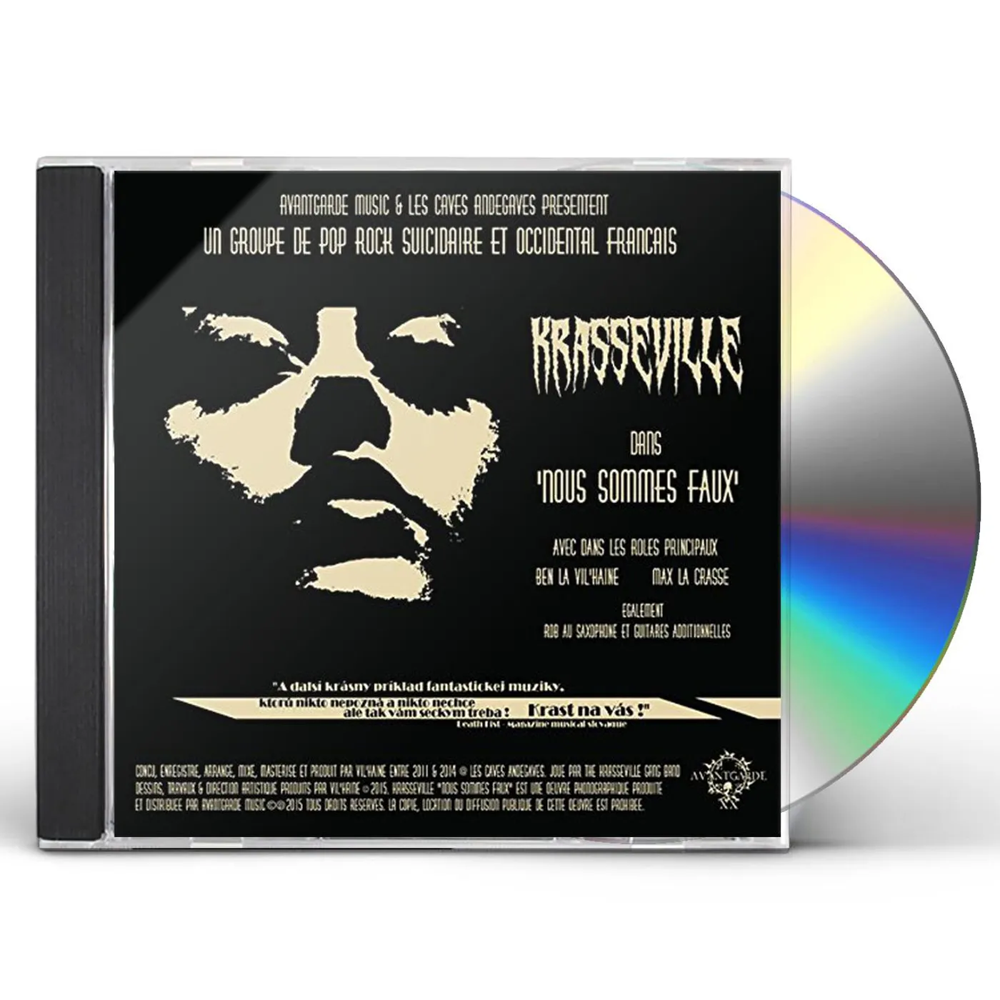 Krasseville NOUS SOMMES FAUX CD