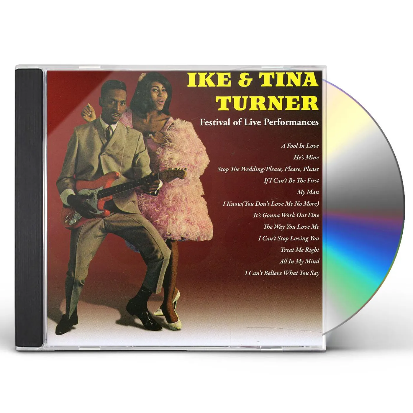 IKE & TINA TURNER: FESTIVAL OF LIVE PERFORMANCES CD