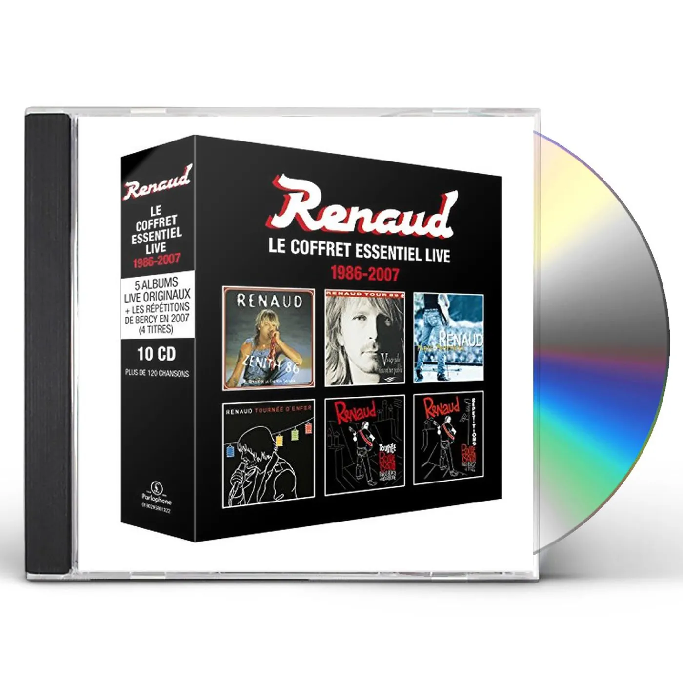Renaud LE COFFRET ESSENTIAL LIVE 1986-2007 CD