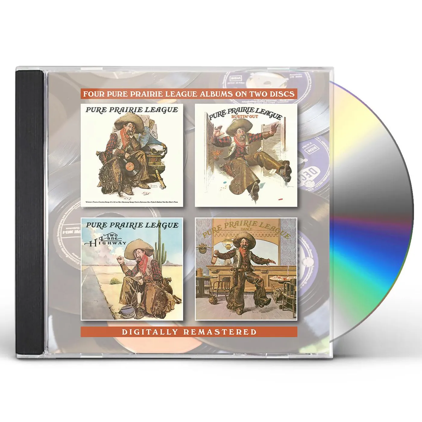 PURE PRAIRIE LEAGUE / BUSTIN OUT / TWO LANE CD