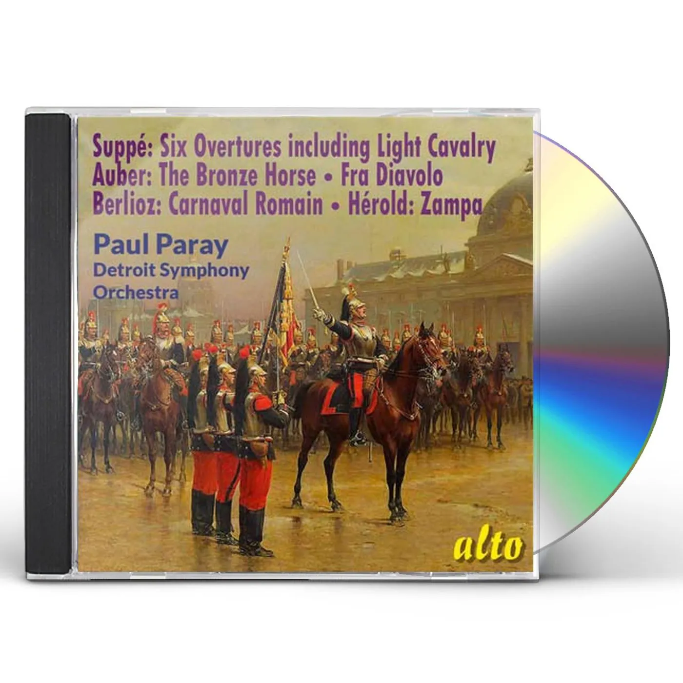 Paul Paray / Detroit Symphony Orchestra FRANZ VON SUPPE & FAVOURITE FRENCH OVERTURES CD