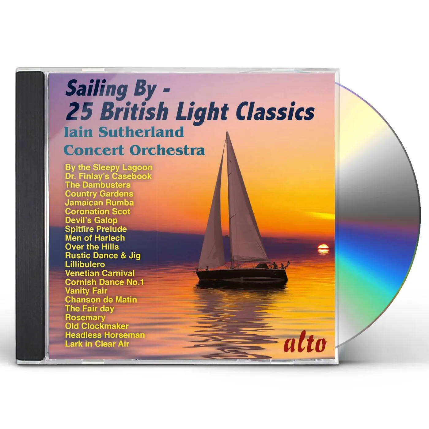 Iain Sutherland Concert Orchestra SAILING BY- 25 BRITISH LIGHT CLASSICS CD