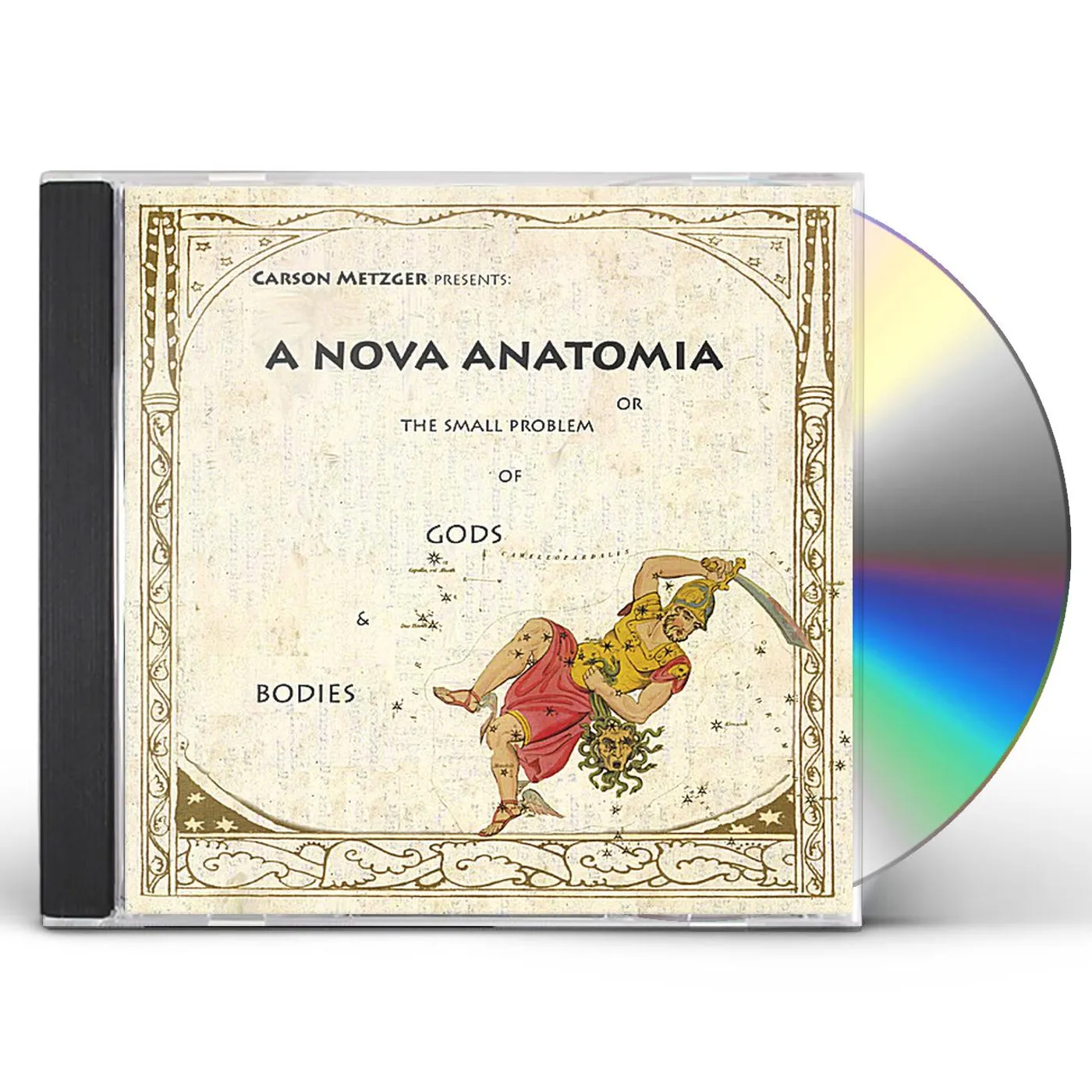 Carson Metzger NOVA ANATOMIA OR THE SMALL PROBLEM OF GODS & BODIE CD