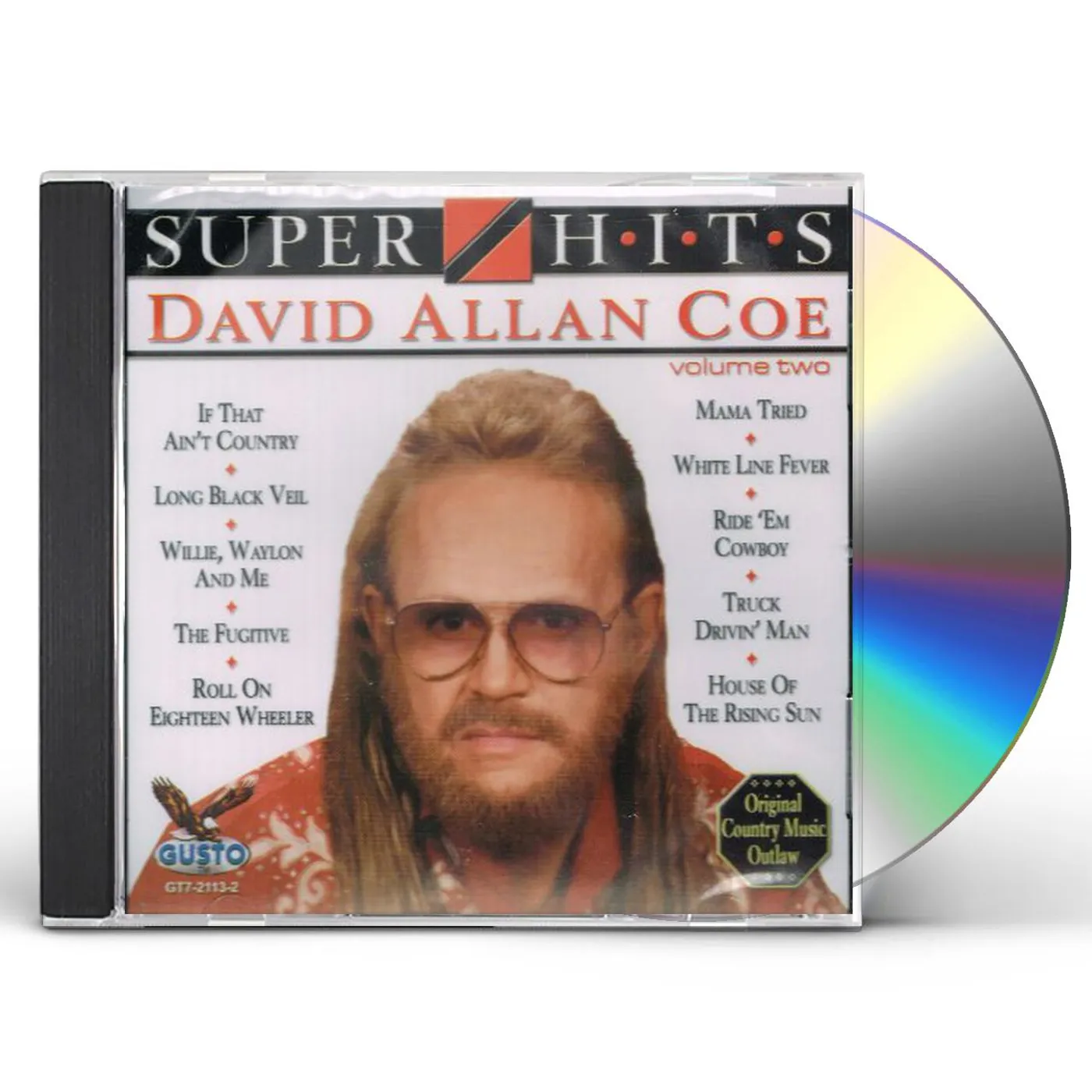David Allan Coe SUPER HITS 2 CD