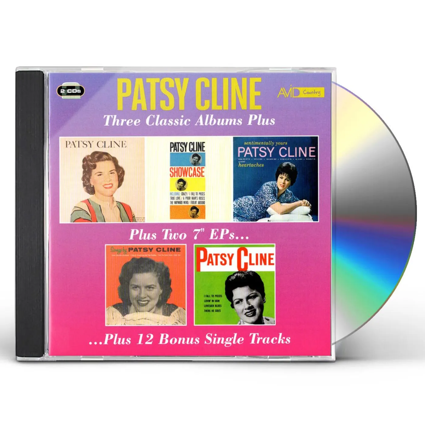 Patsy Cline THREE CLASSIC ALBUMS PLUS CD