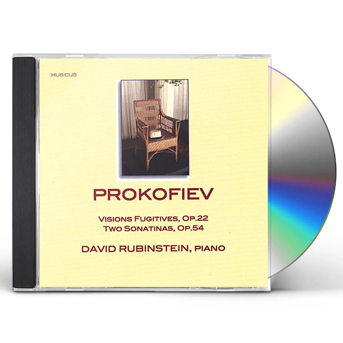 David Rubinstein VISIONS FUGITIVES OP22 & TWO SONATINAS OP 54 CD