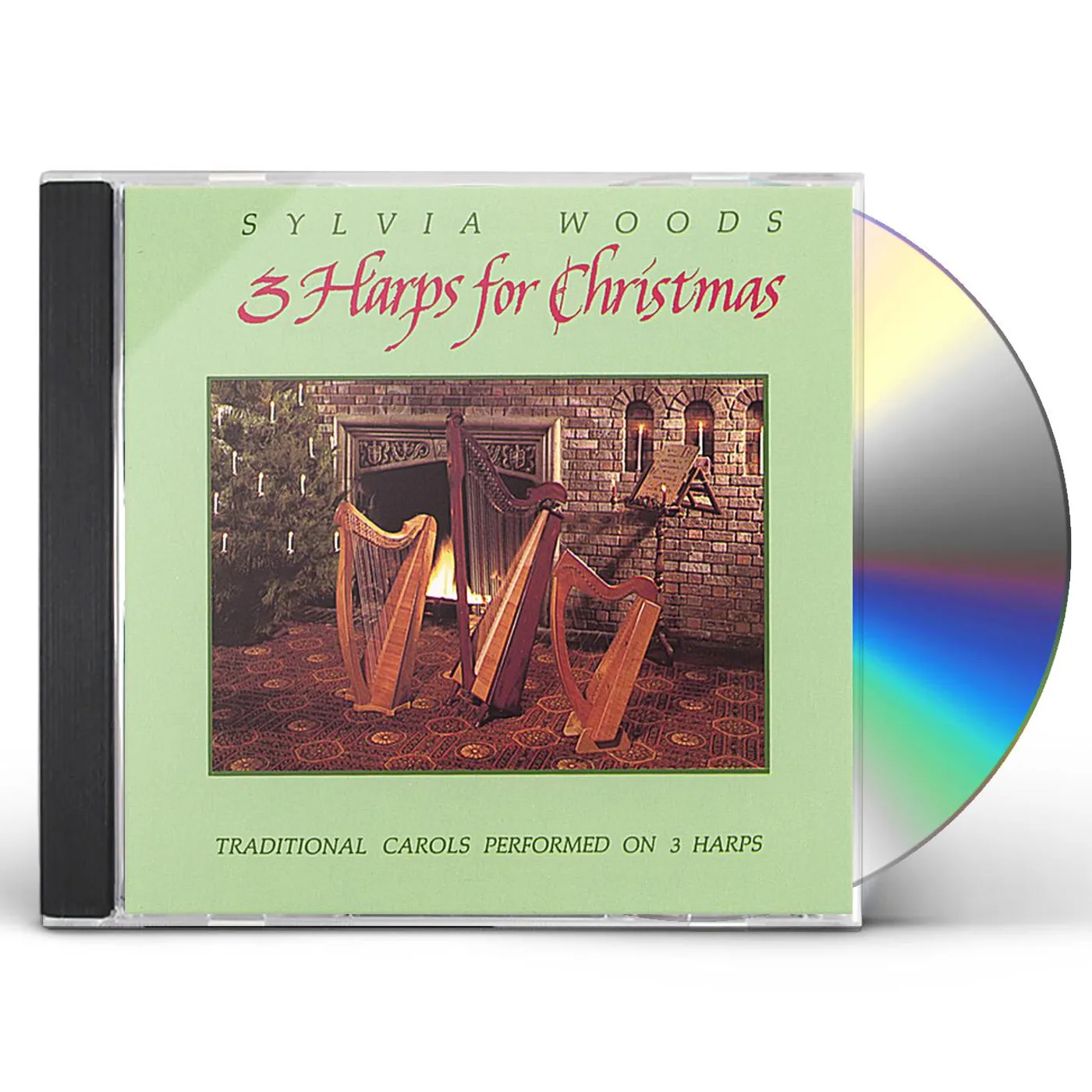 Sylvia Woods THREE HARPS FOR CHRISTMAS 1 CD