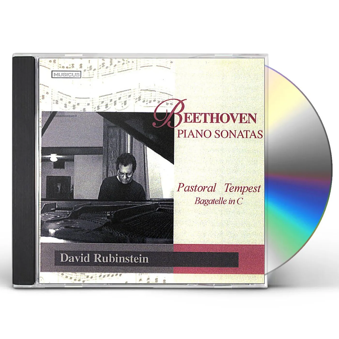 DAVID RUBINSTEIN PLAYS BEETHOVEN PASTORAL & CD
