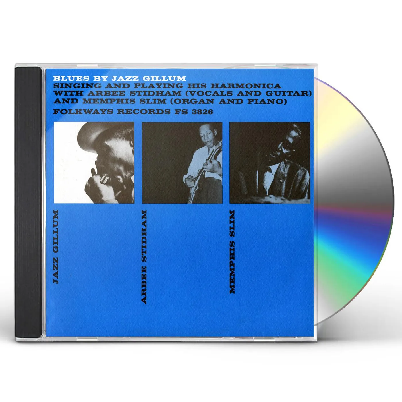 BLUES BY JAZZ GILLUM SINGING PLAYING HIS HARMONICA CD