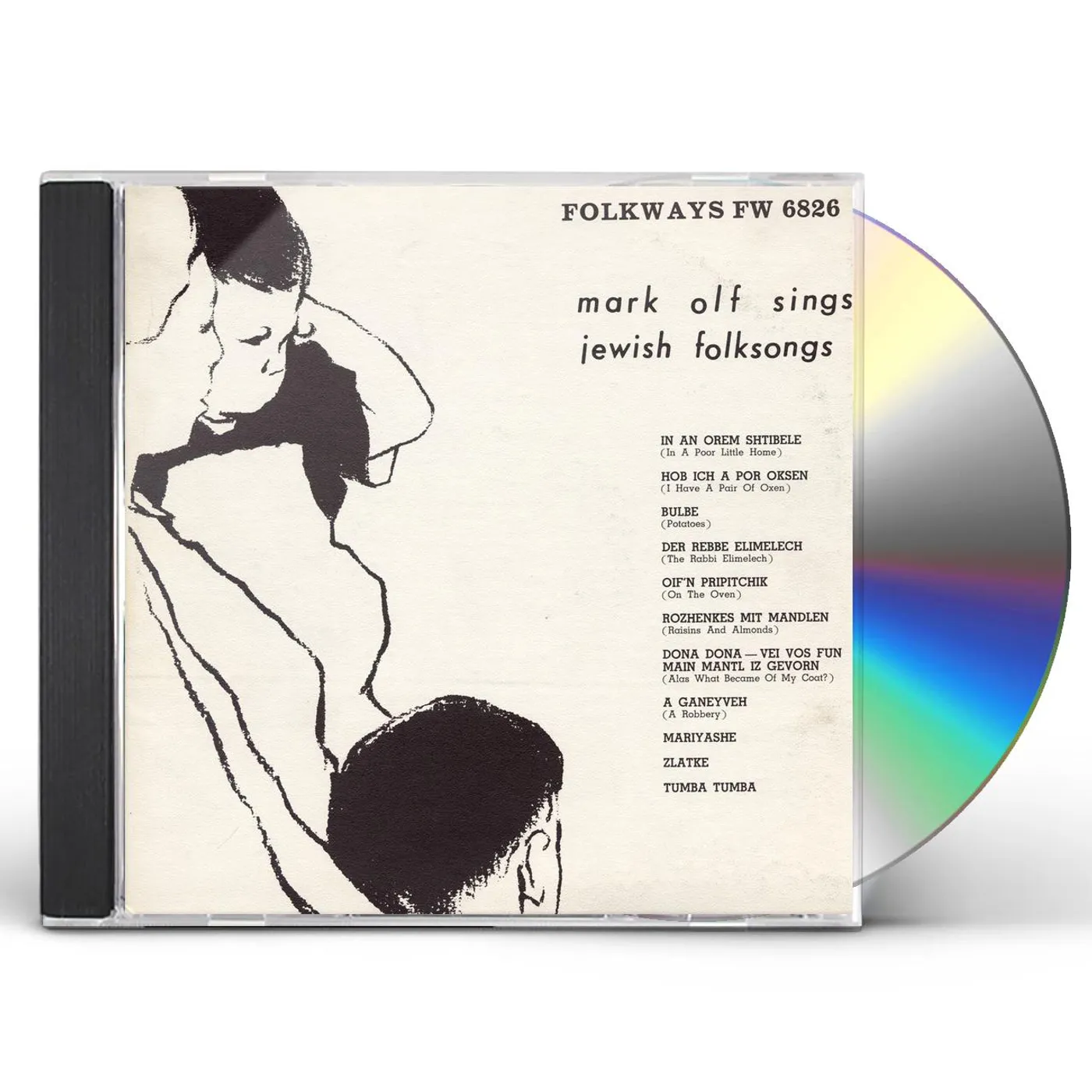 Mark Olf JEWISH FOLKSONGS VOL. 1 CD