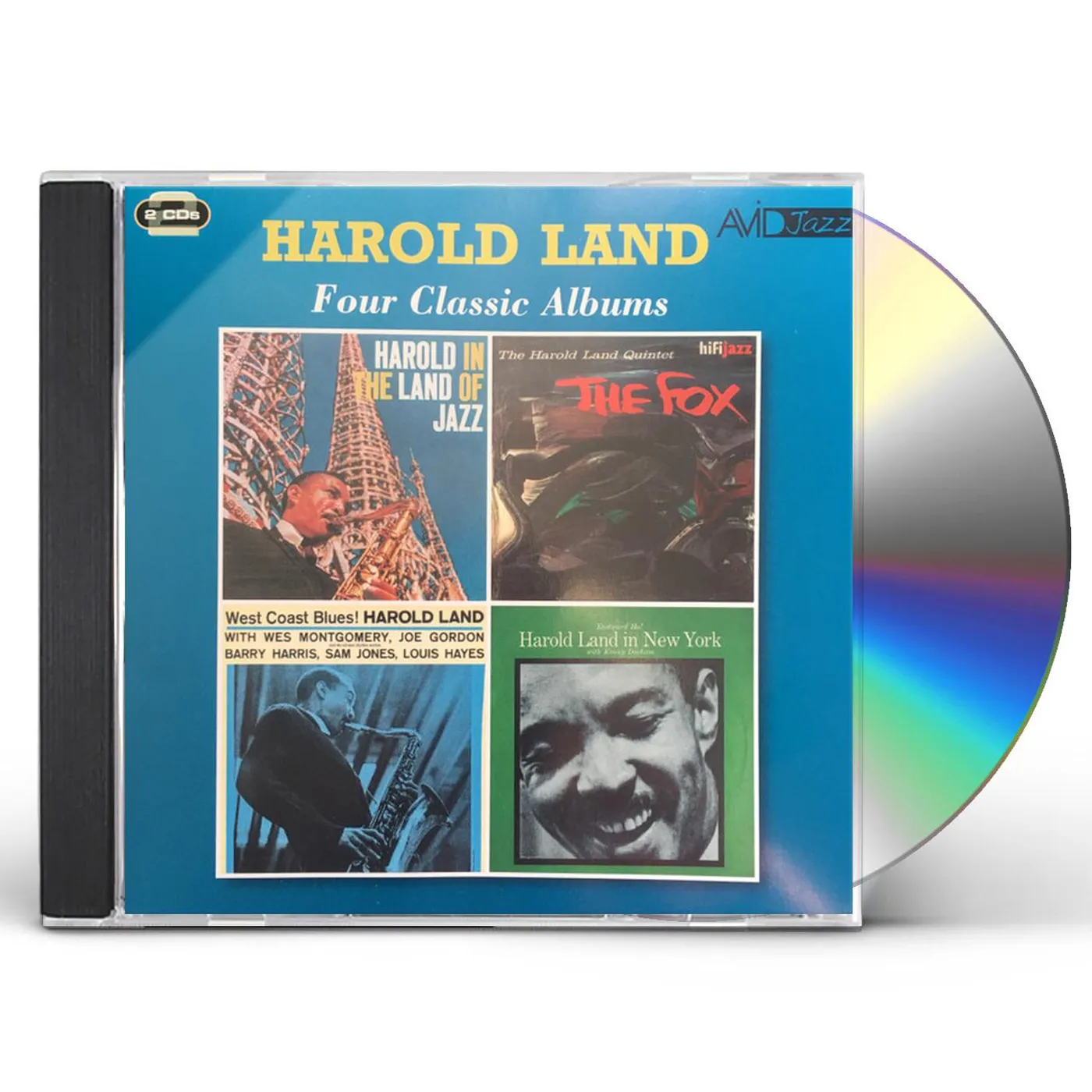 HAROLD IN THE LAND OF JAZZ / FOX / WEST COAST BLUES / EASTWARD HO HAROLD LAND IN NEW YORK CD