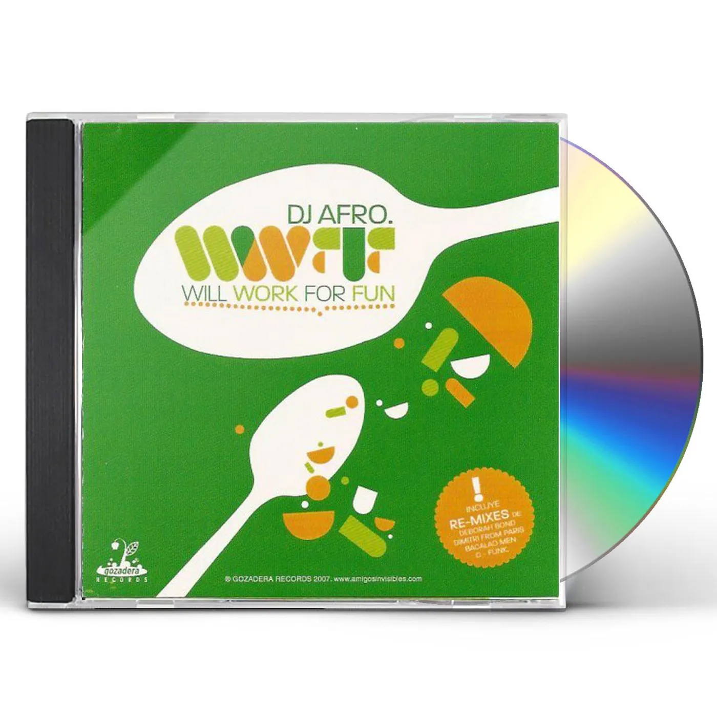 DJ Afro WILL WORK FOR FUN CD