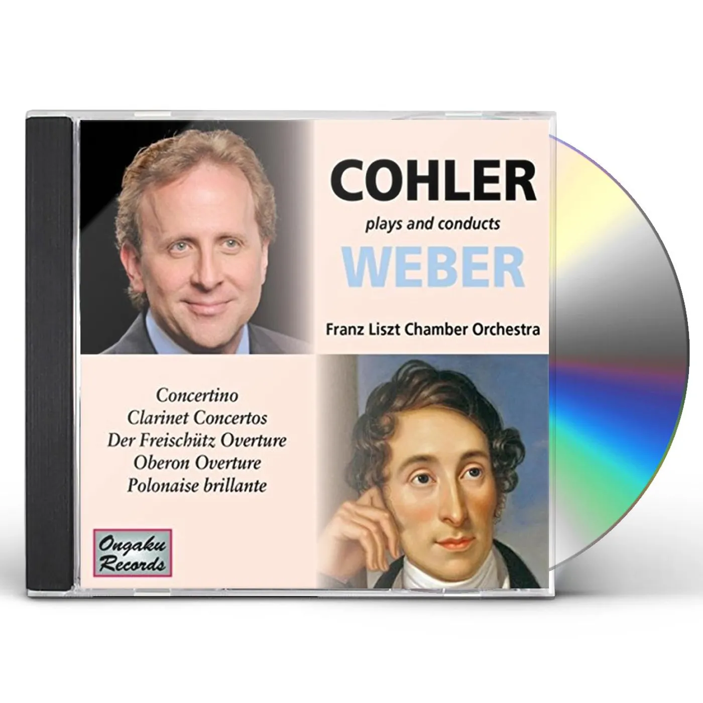Jonathan Cohler COHLER PLAYS & CONDUCTS WEBER CD