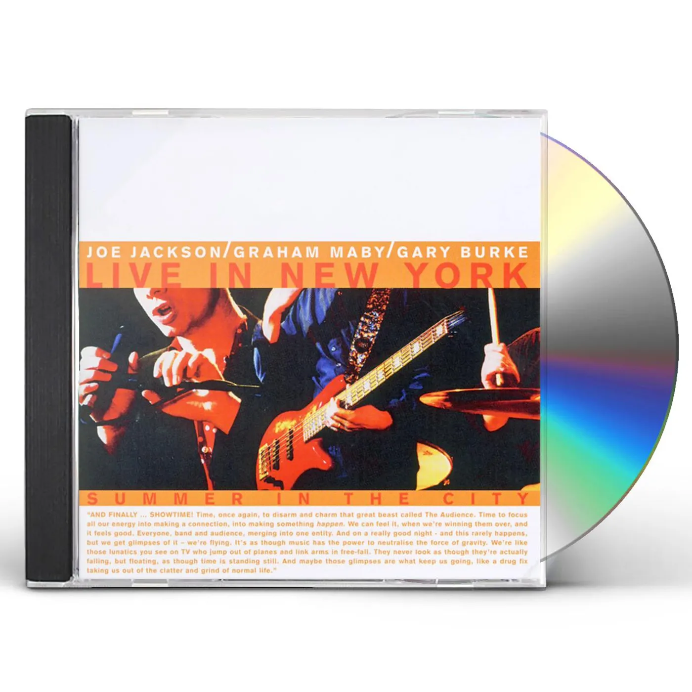 Joe Jackson SUMMER IN THE CITY / LIVE CD