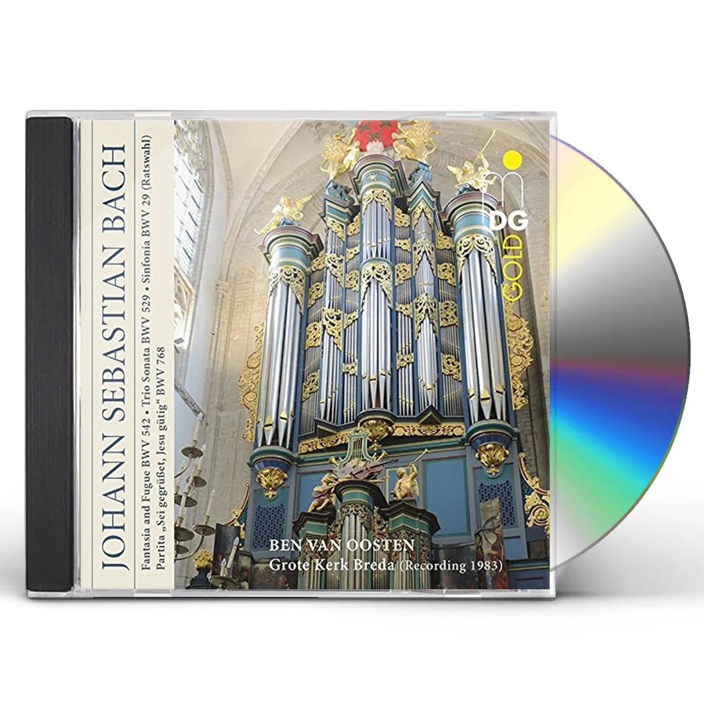 Ben van Oosten BACH: FANTASIA AND FUGUE BWV 542; TRIO SONATA BWV 529; SINFONIA BWV 29; PARTITA BWV 768 CD