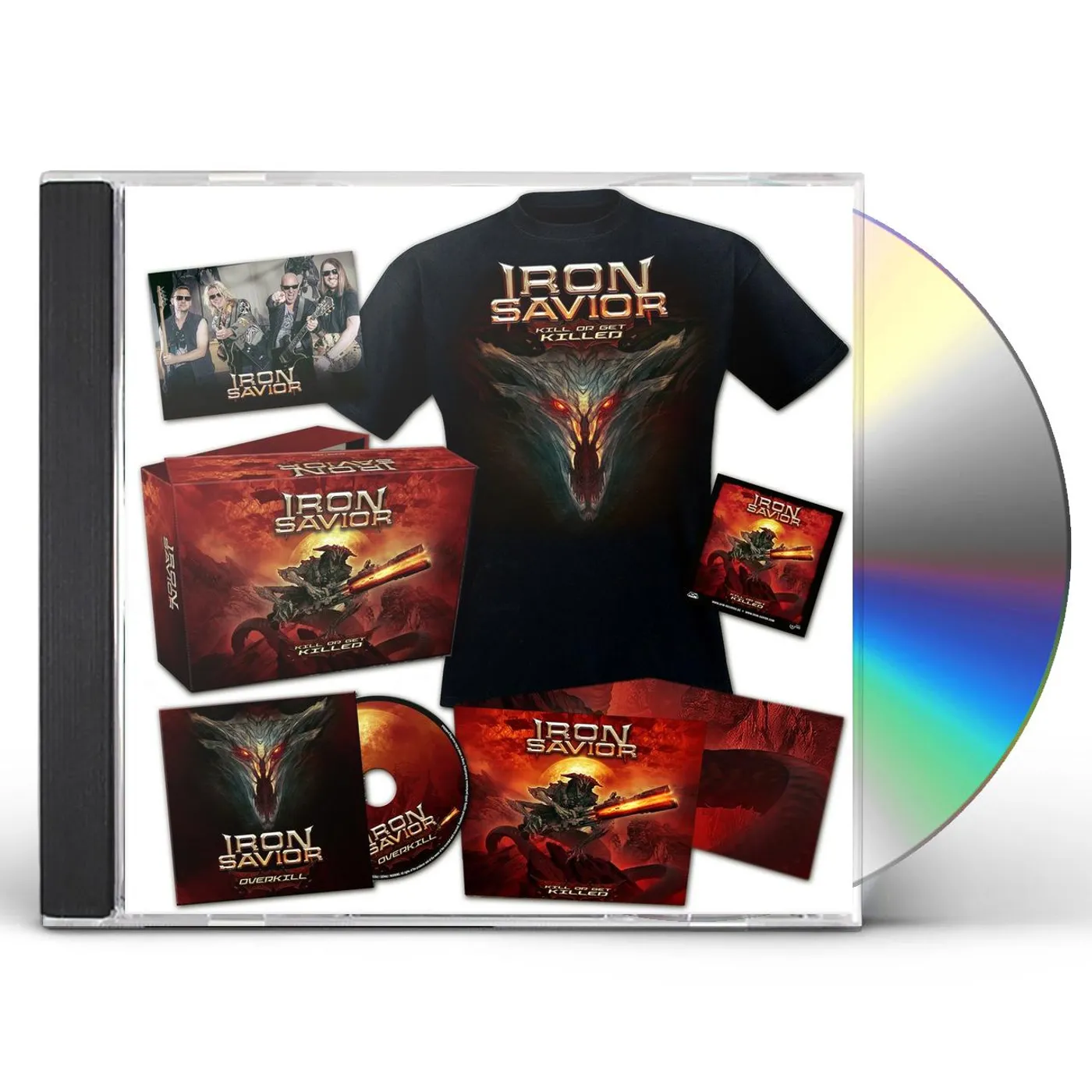 Iron Savior KILL OR GET KILLED CD - Shirt Included