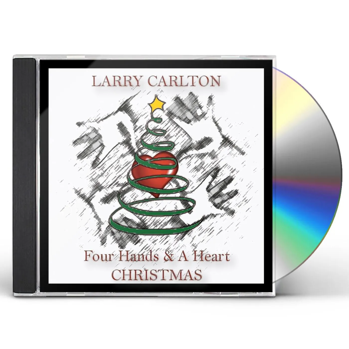 Larry Carlton FOUR HANDS & A HEART CHRISTMAS CD