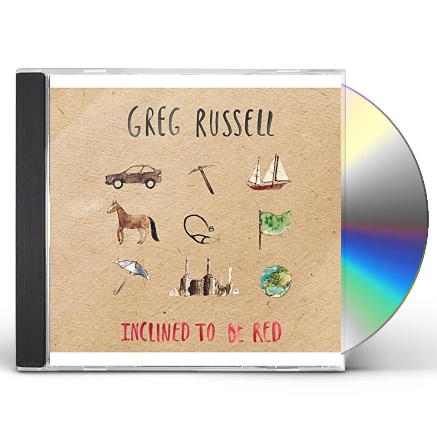 Greg Russell INCLINED TO BE RED CD