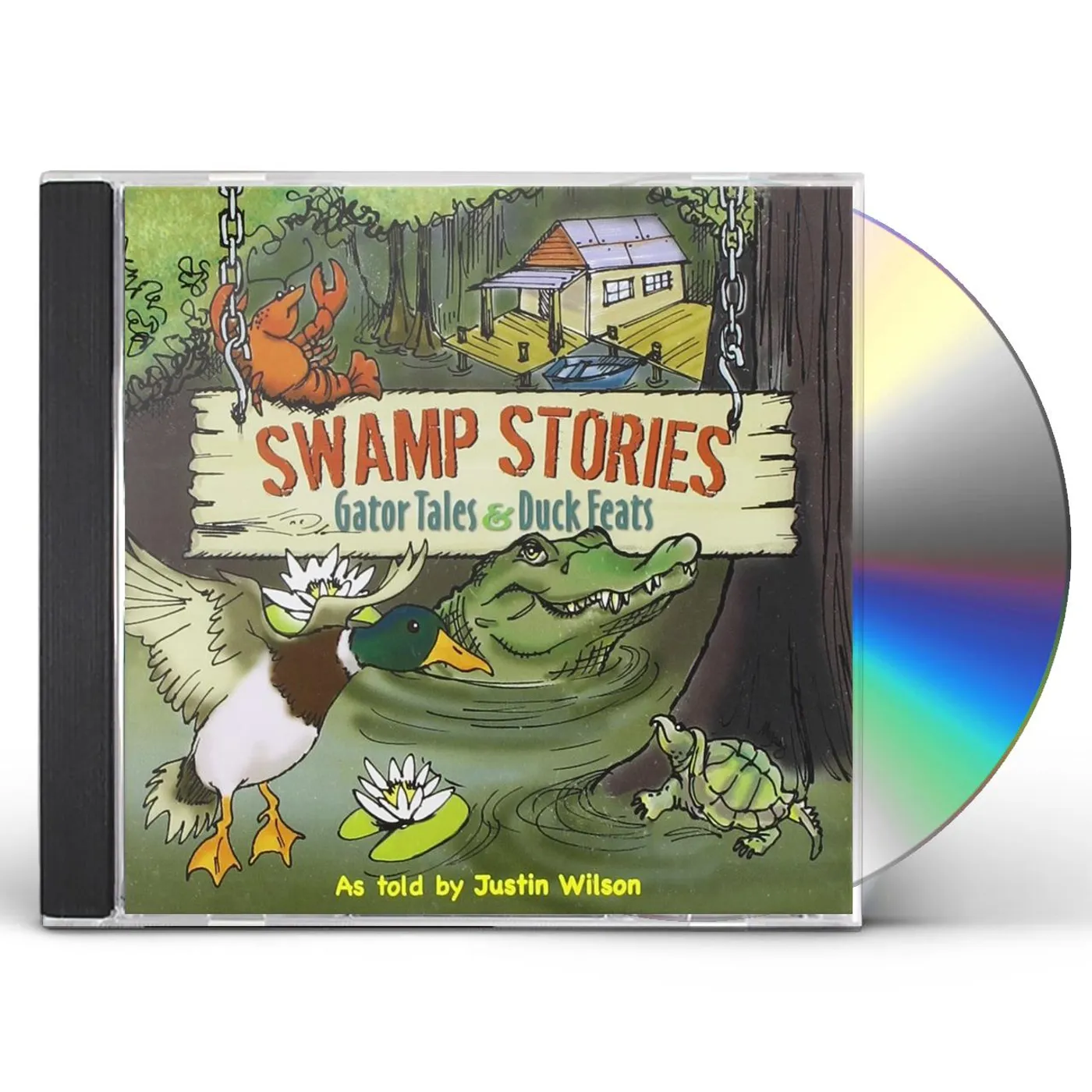 Justin Wilson SWAMP STORIES: GATOR TALES & DUCK FEATS CD